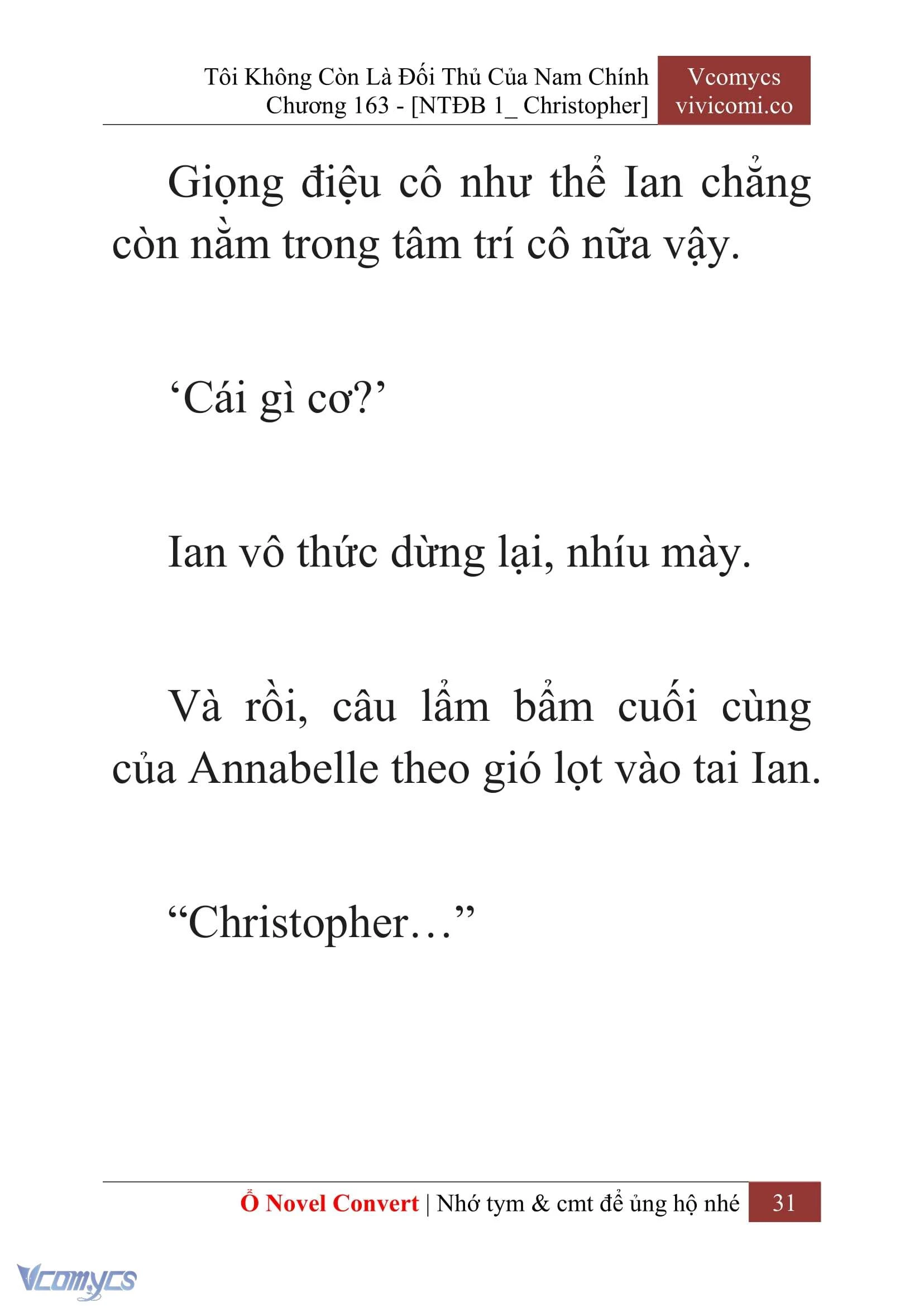 [Novel] Tôi Không Còn Là Đối Thủ Của Nam Chính Chapter  163 - 33