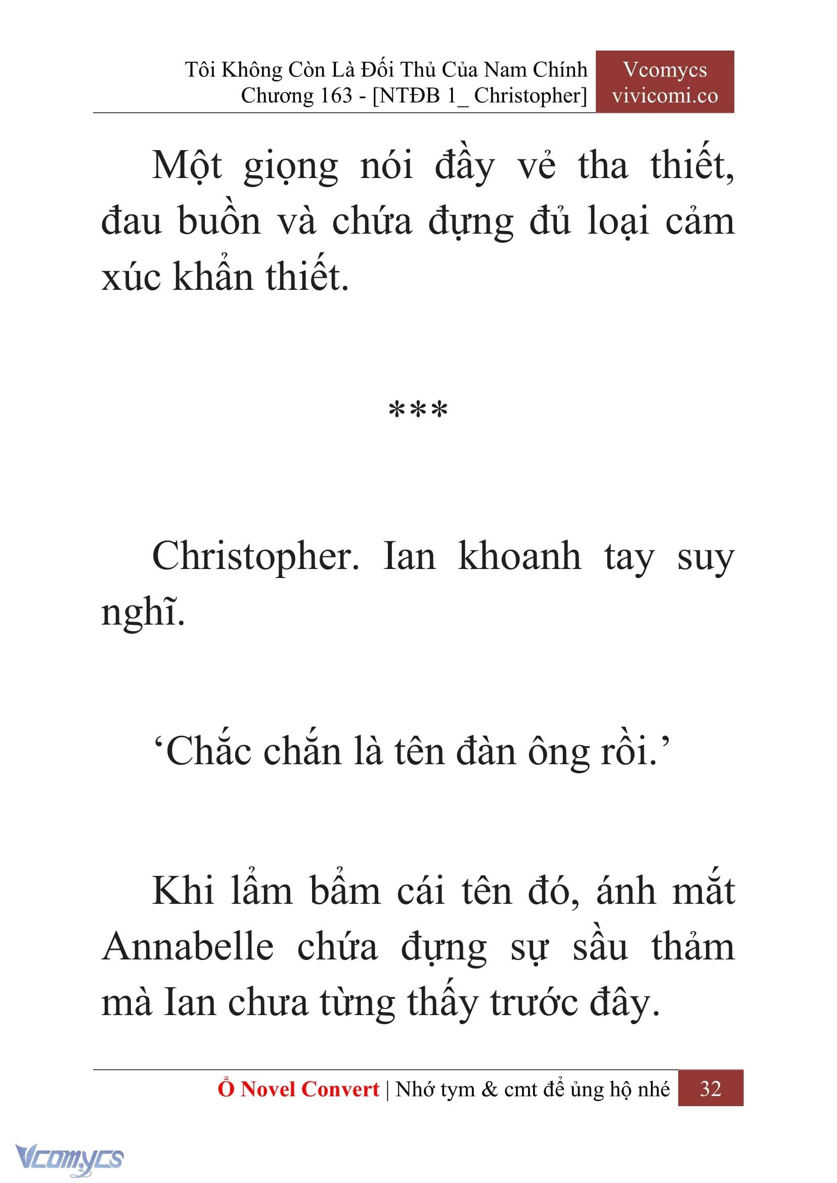 [Novel] Tôi Không Còn Là Đối Thủ Của Nam Chính Chapter  163 - 34