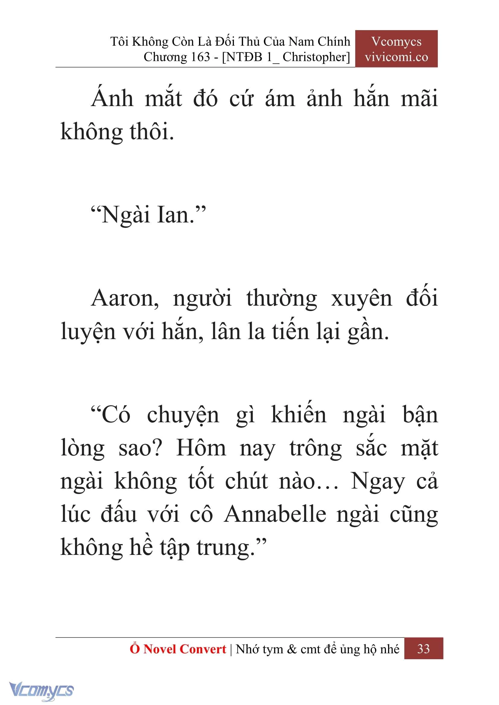 [Novel] Tôi Không Còn Là Đối Thủ Của Nam Chính Chapter  163 - 35