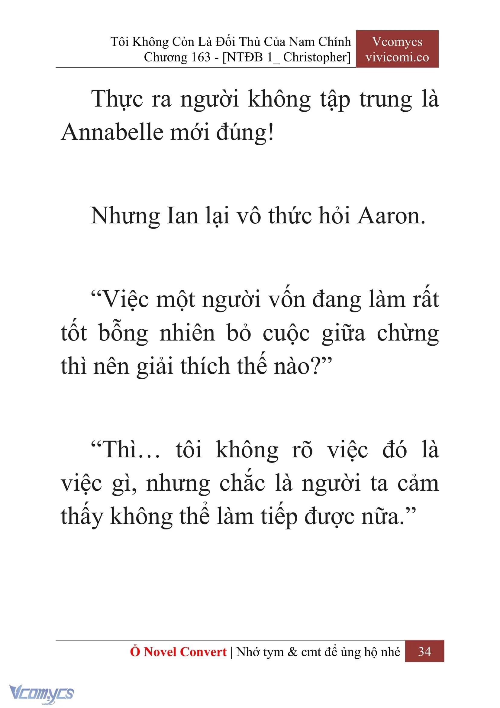 [Novel] Tôi Không Còn Là Đối Thủ Của Nam Chính Chapter  163 - 36