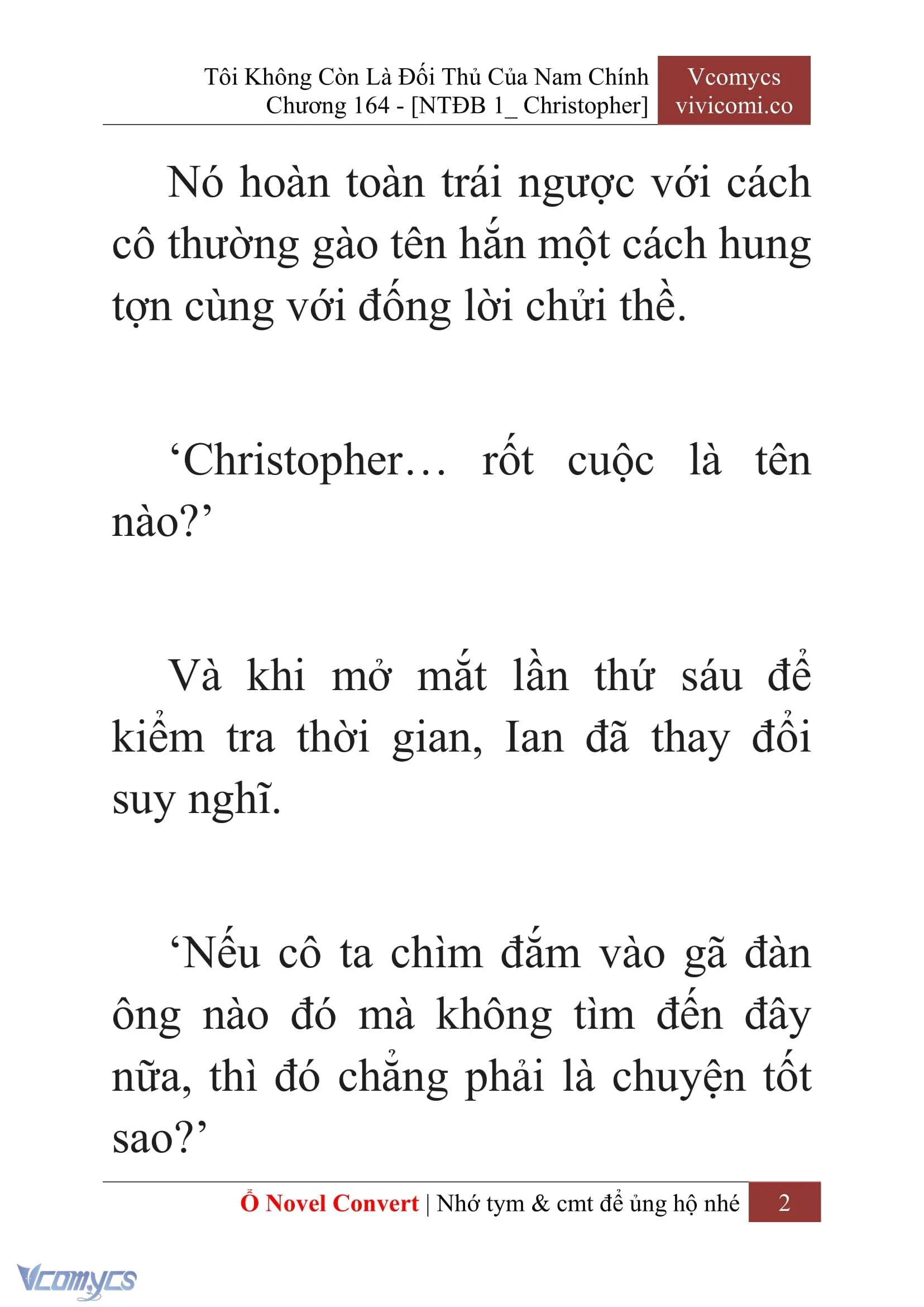 [Novel] Tôi Không Còn Là Đối Thủ Của Nam Chính Chapter  164 - 4