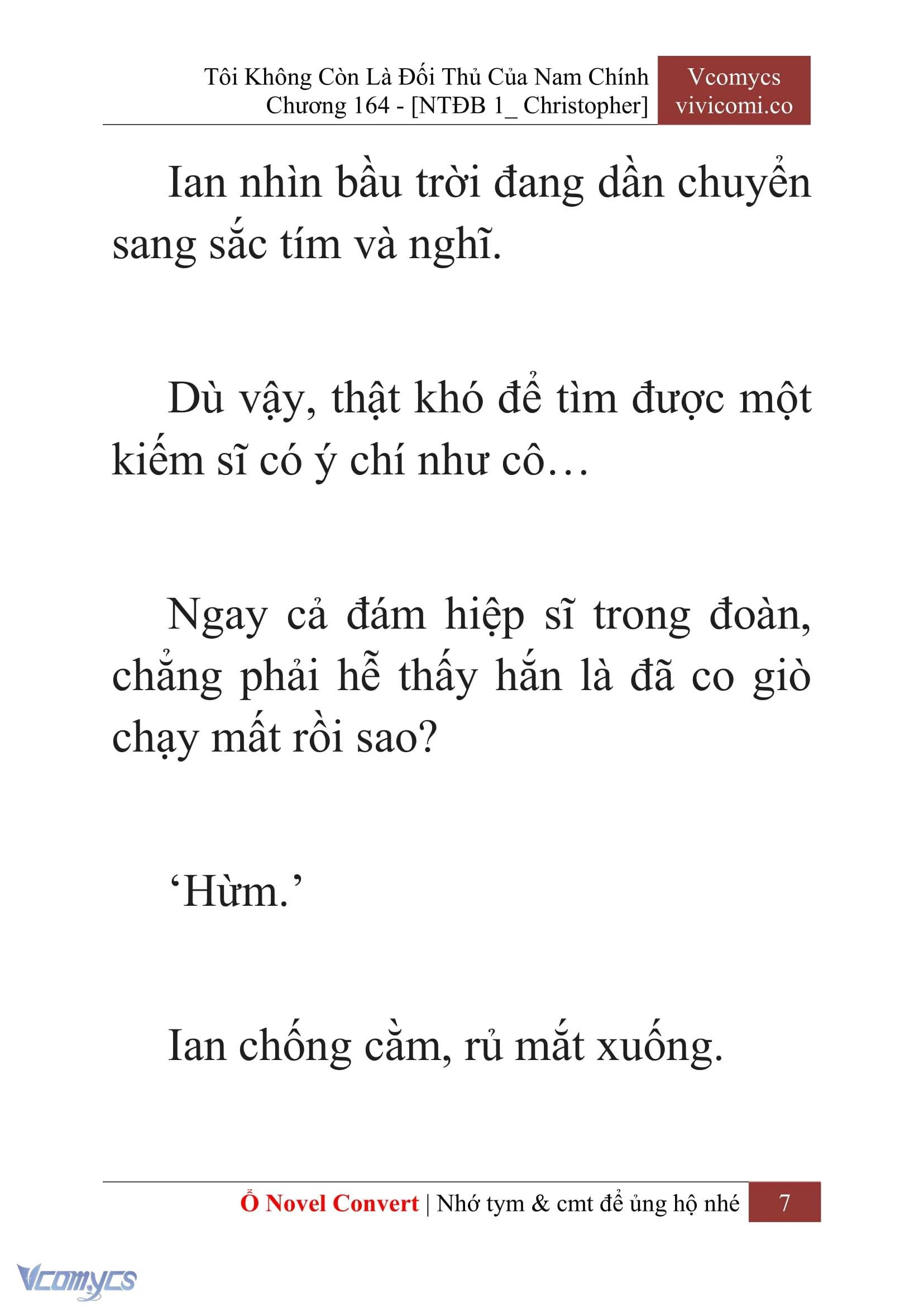 [Novel] Tôi Không Còn Là Đối Thủ Của Nam Chính Chapter  164 - 9