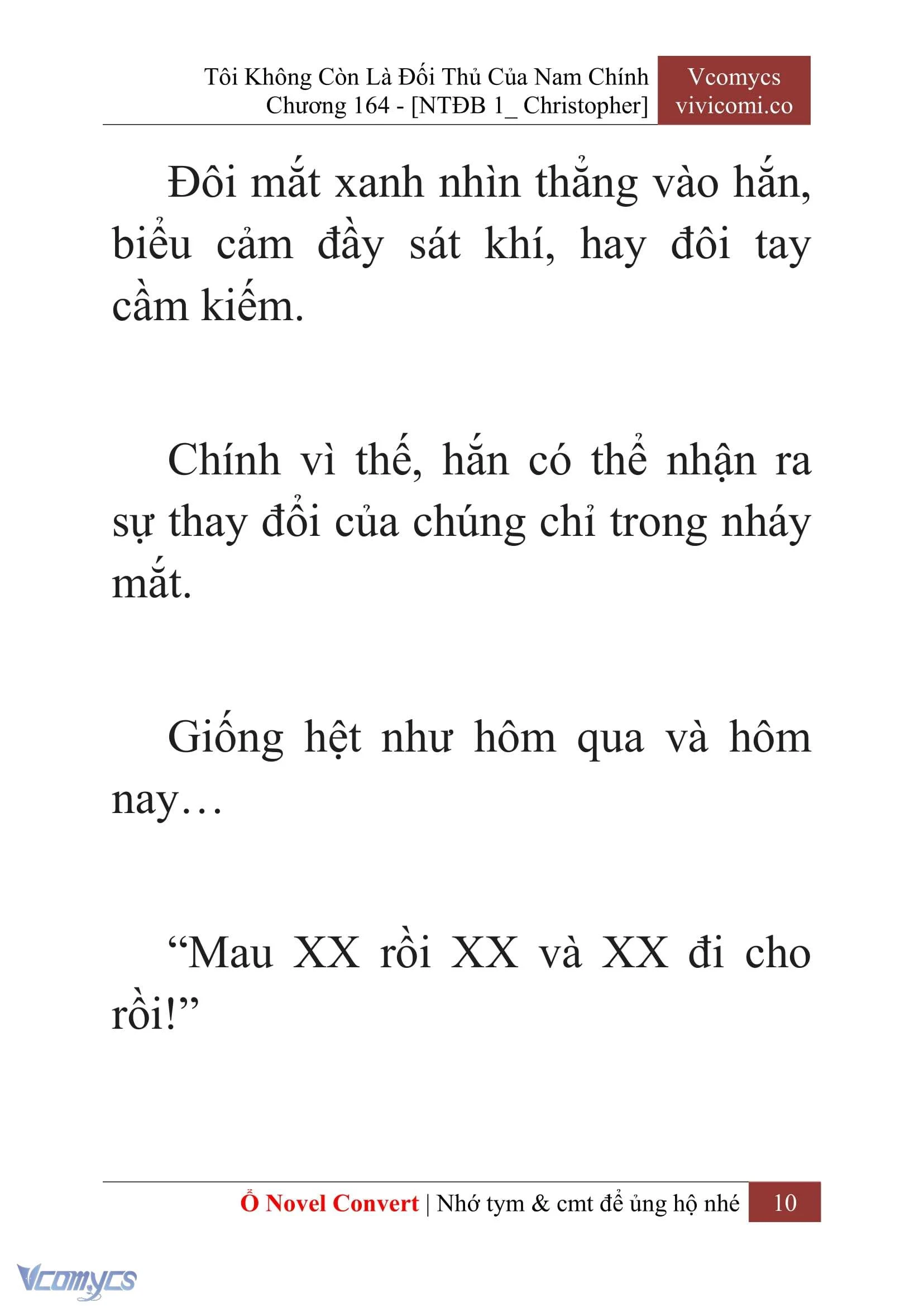 [Novel] Tôi Không Còn Là Đối Thủ Của Nam Chính Chapter  164 - 12