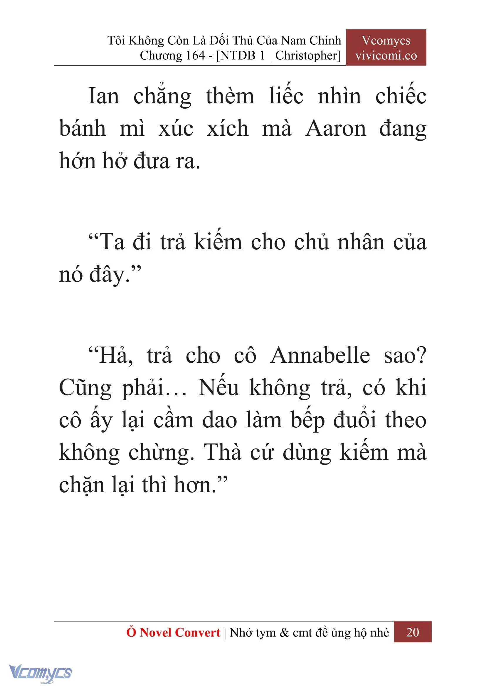 [Novel] Tôi Không Còn Là Đối Thủ Của Nam Chính Chapter  164 - 22
