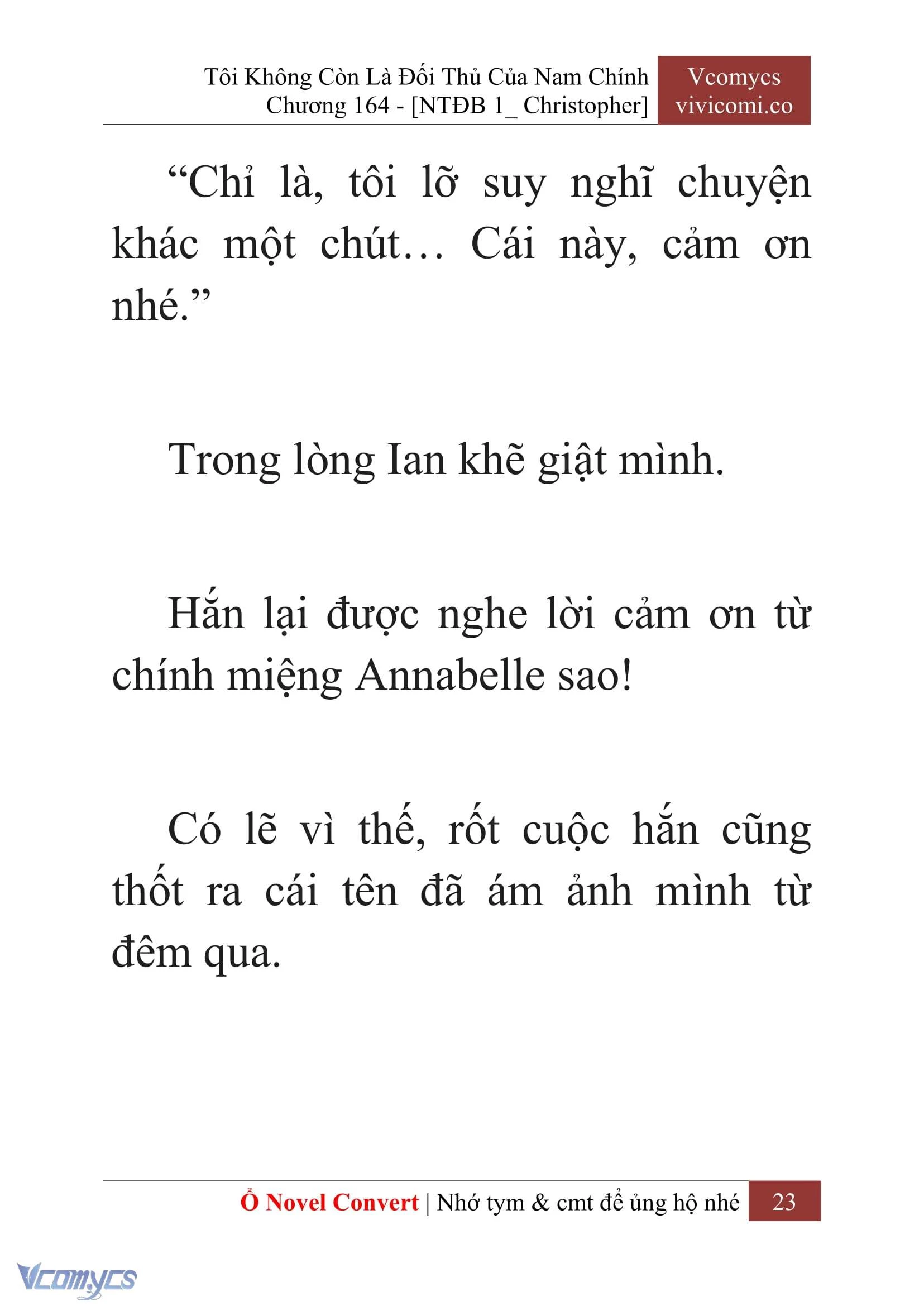 [Novel] Tôi Không Còn Là Đối Thủ Của Nam Chính Chapter  164 - 25