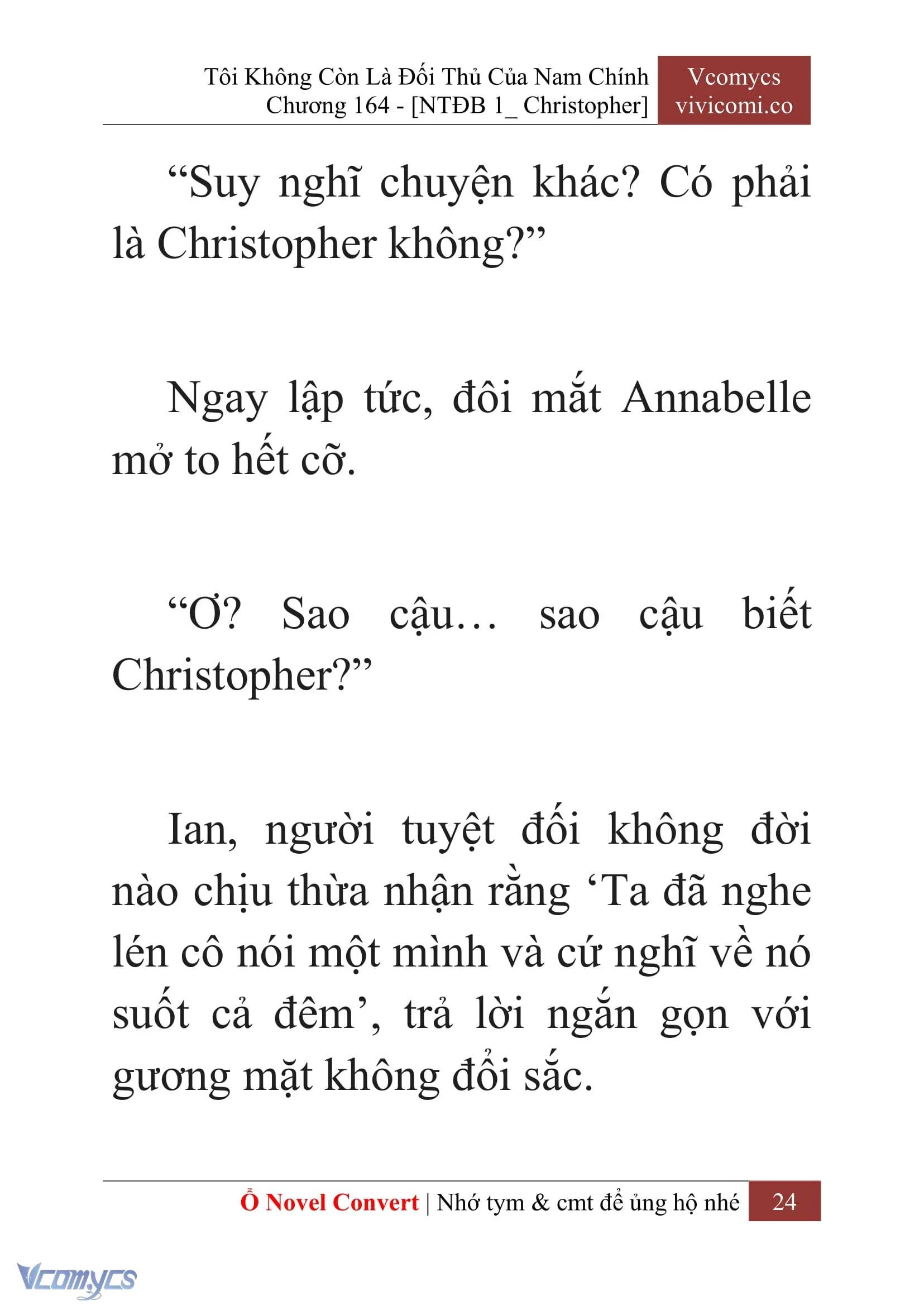 [Novel] Tôi Không Còn Là Đối Thủ Của Nam Chính Chapter  164 - 26