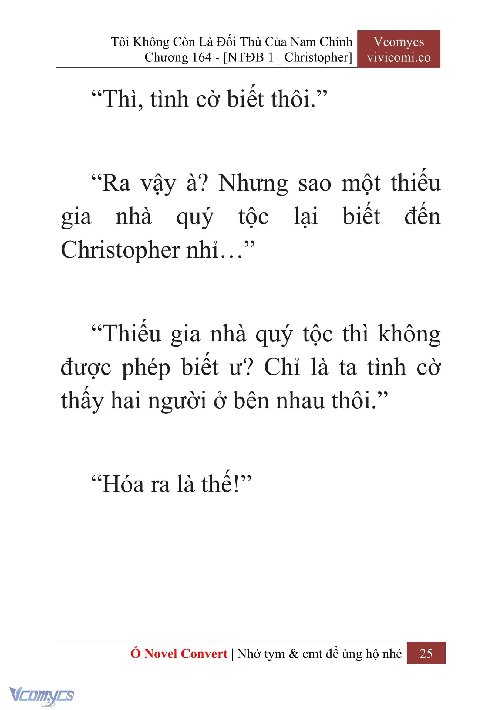 [Novel] Tôi Không Còn Là Đối Thủ Của Nam Chính Chapter  164 - 27