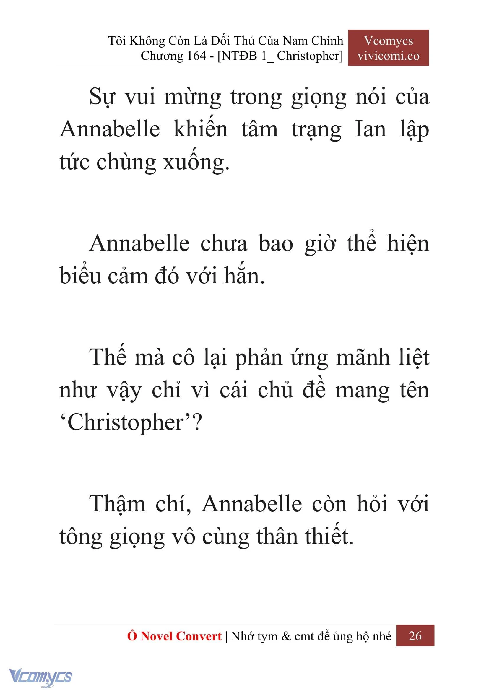 [Novel] Tôi Không Còn Là Đối Thủ Của Nam Chính Chapter  164 - 28