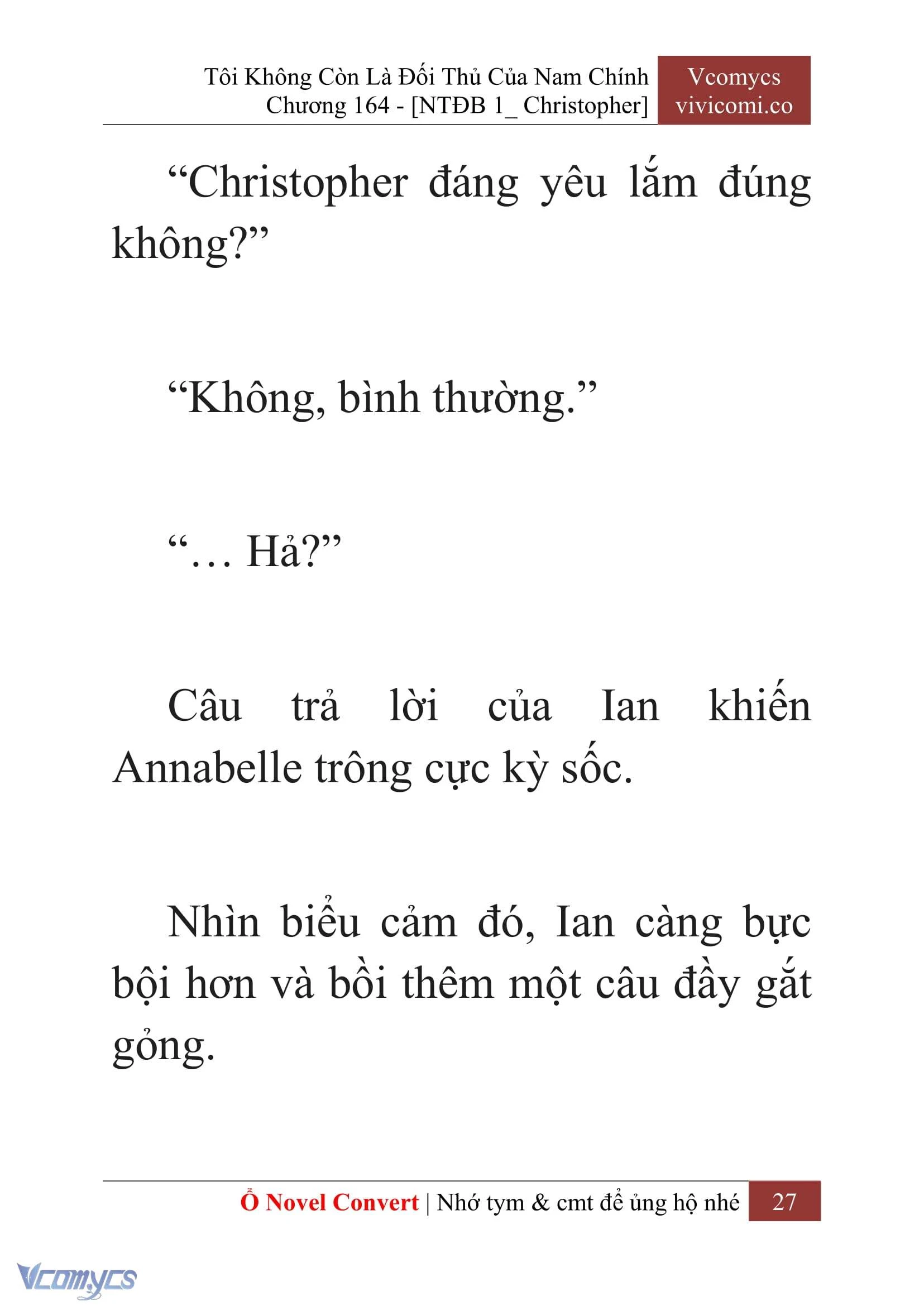 [Novel] Tôi Không Còn Là Đối Thủ Của Nam Chính Chapter  164 - 29