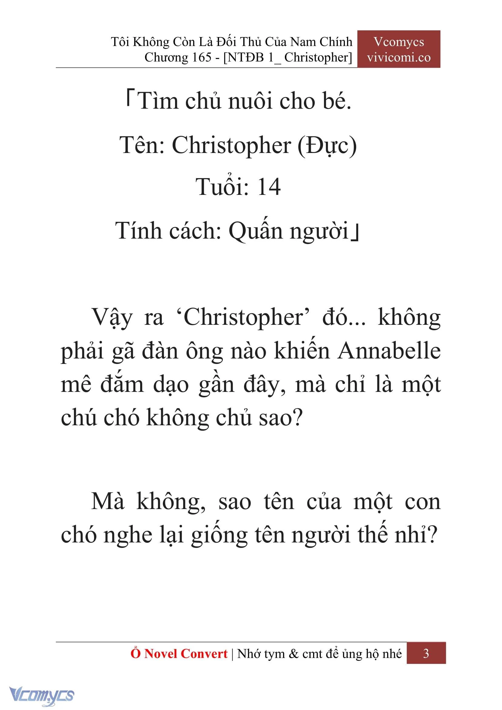 [Novel] Tôi Không Còn Là Đối Thủ Của Nam Chính Chapter  165 - 5