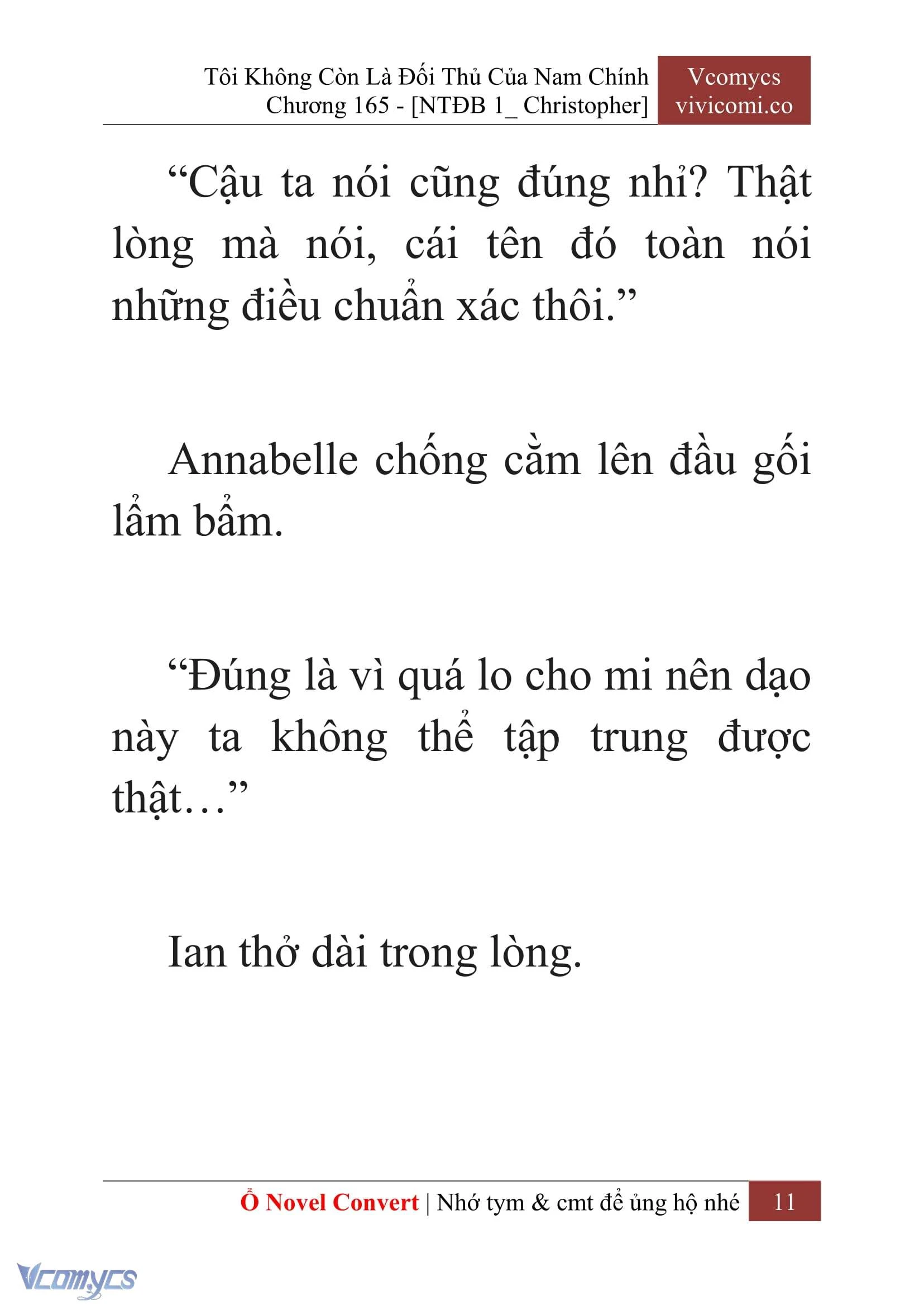[Novel] Tôi Không Còn Là Đối Thủ Của Nam Chính Chapter  165 - 13