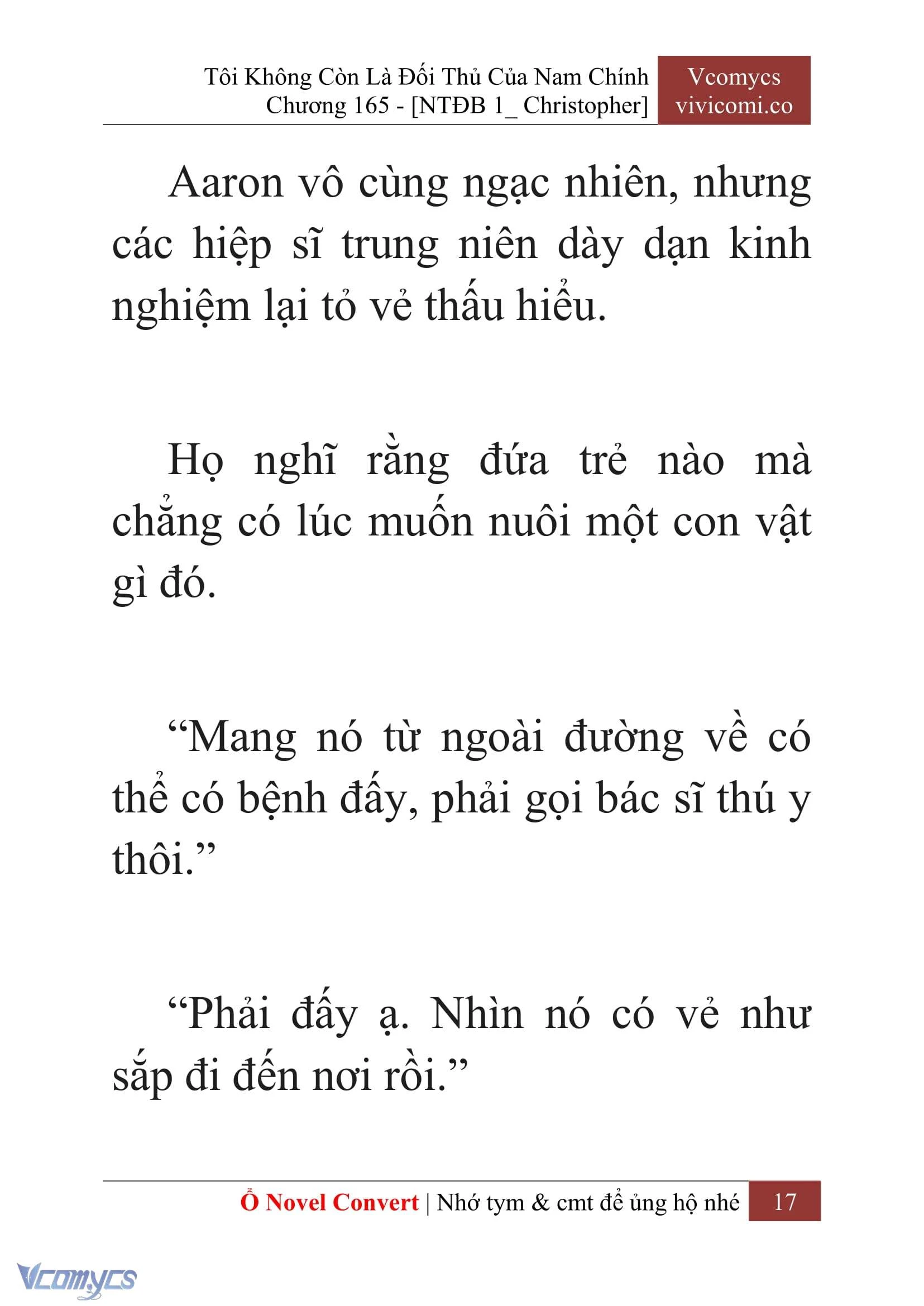 [Novel] Tôi Không Còn Là Đối Thủ Của Nam Chính Chapter  165 - 19