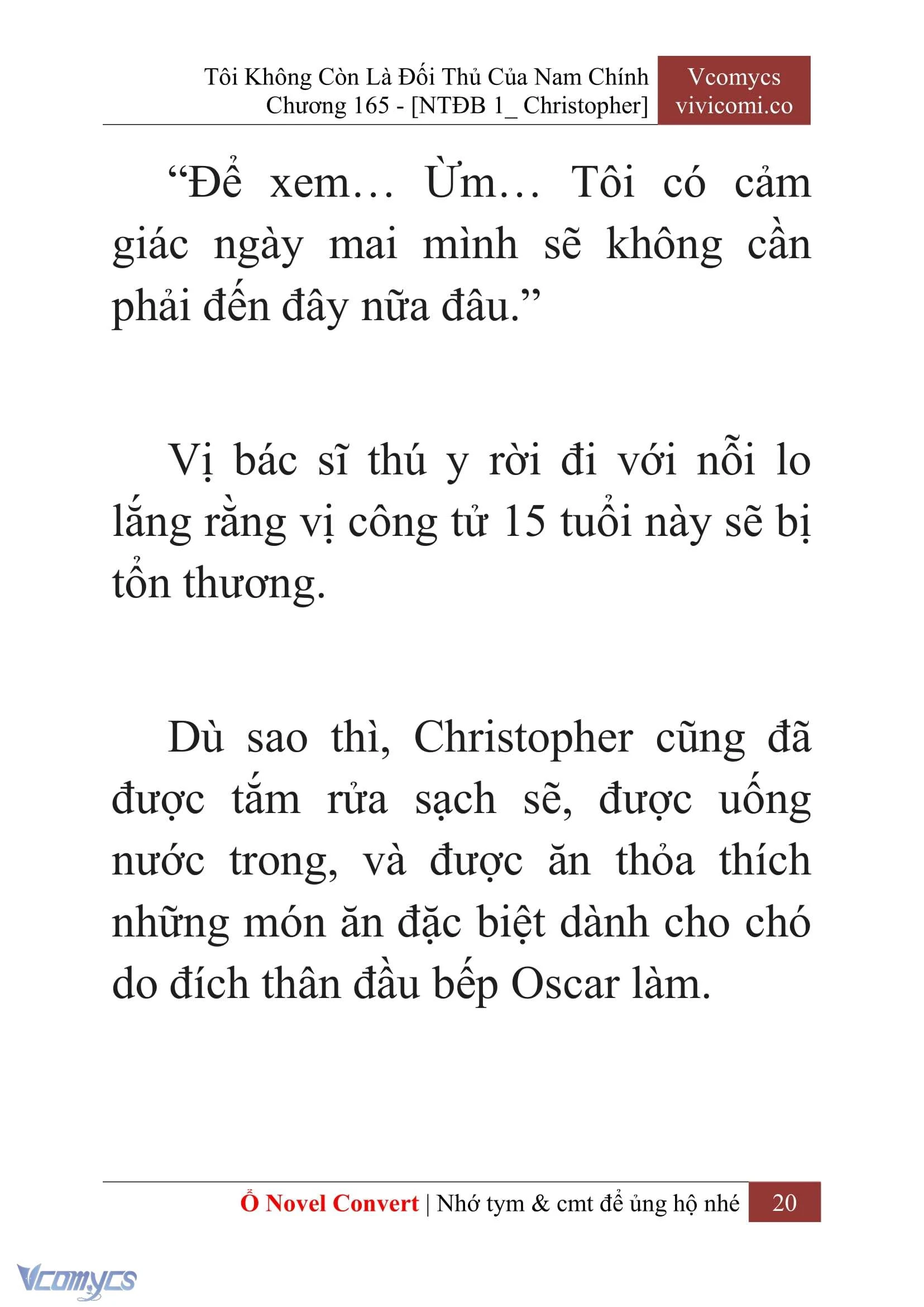 [Novel] Tôi Không Còn Là Đối Thủ Của Nam Chính Chapter  165 - 22