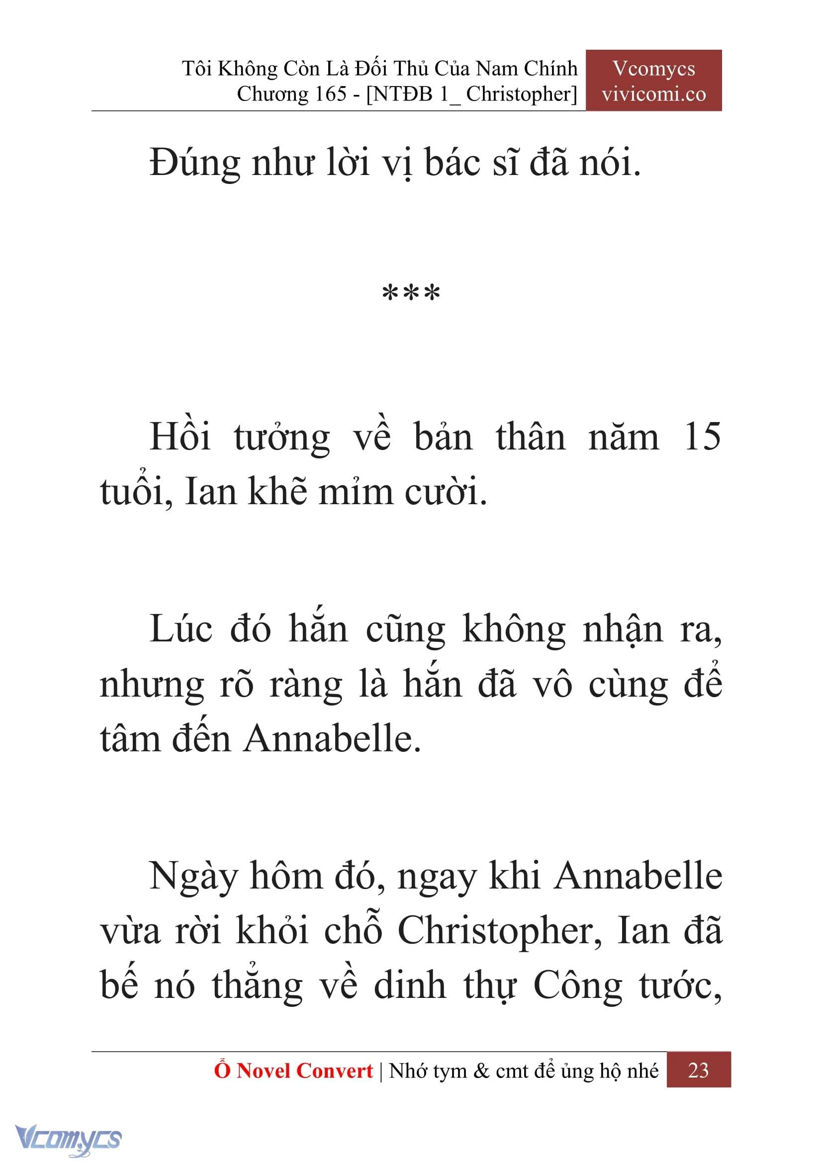 [Novel] Tôi Không Còn Là Đối Thủ Của Nam Chính Chapter  165 - 25
