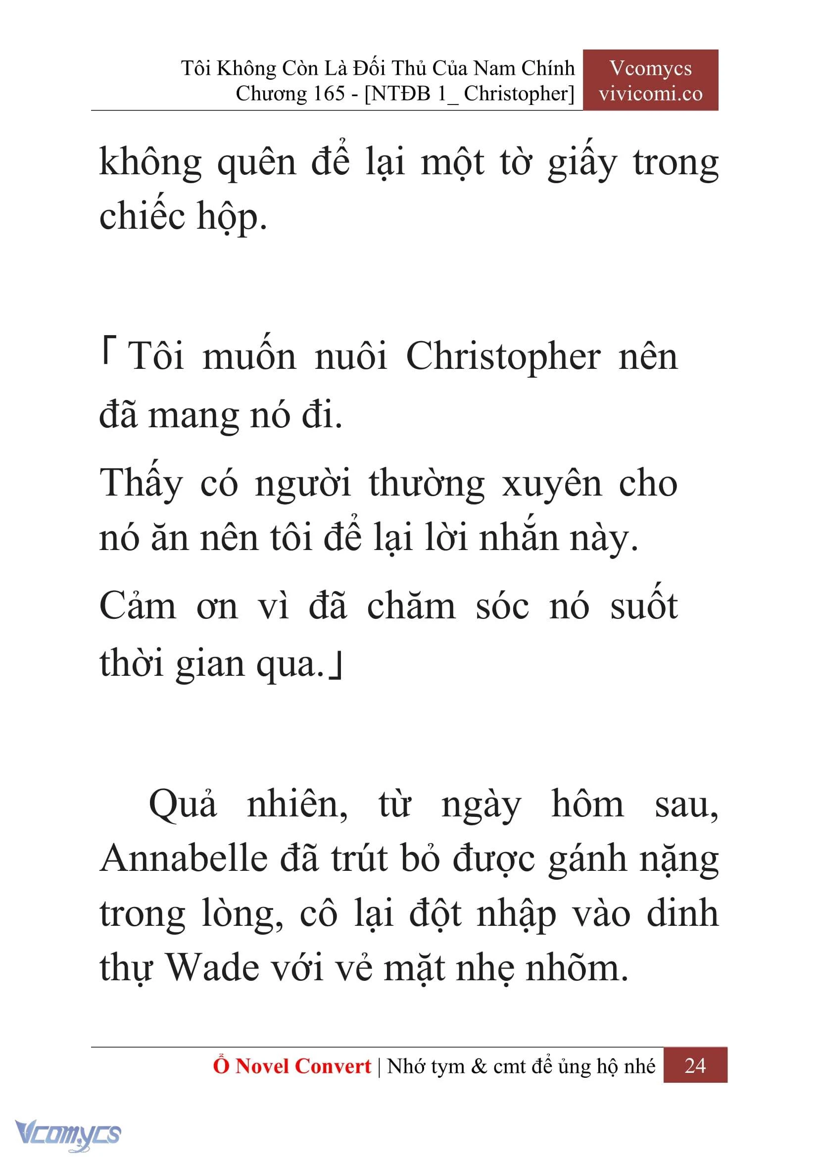 [Novel] Tôi Không Còn Là Đối Thủ Của Nam Chính Chapter  165 - 26