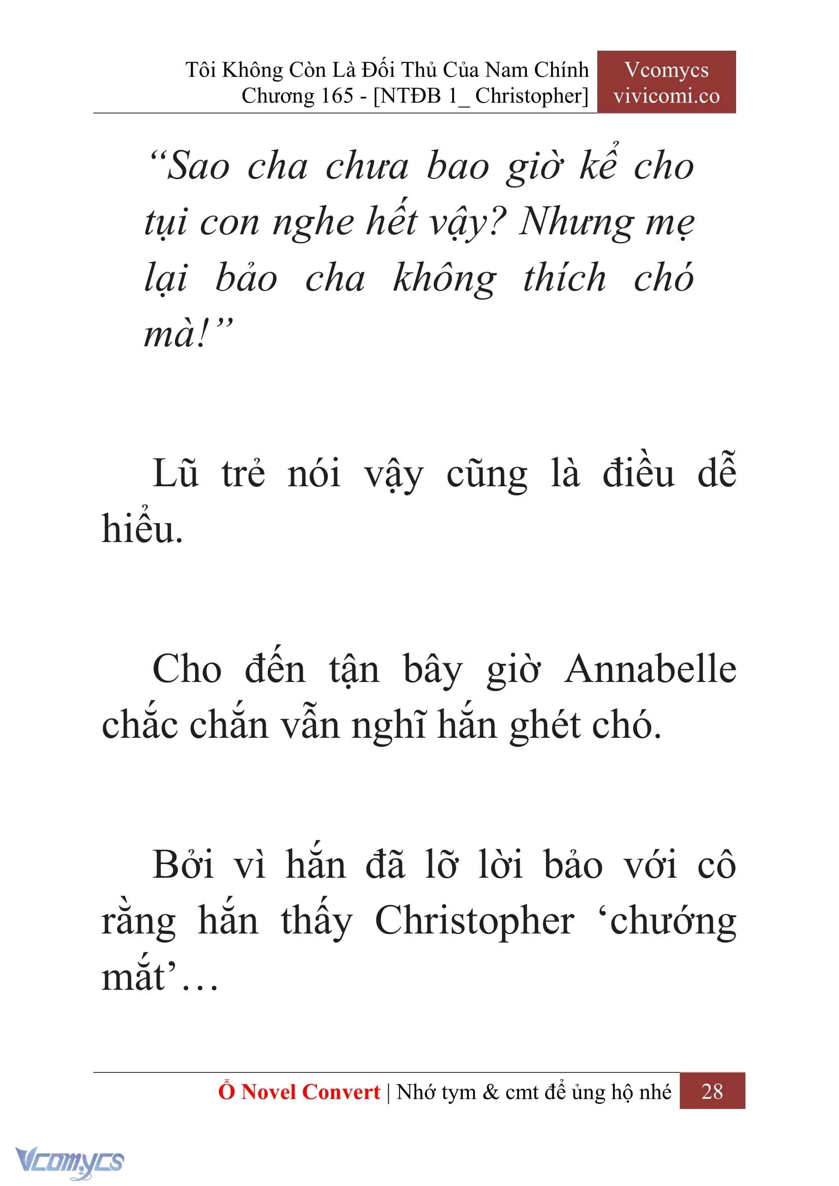 [Novel] Tôi Không Còn Là Đối Thủ Của Nam Chính Chapter  165 - 30