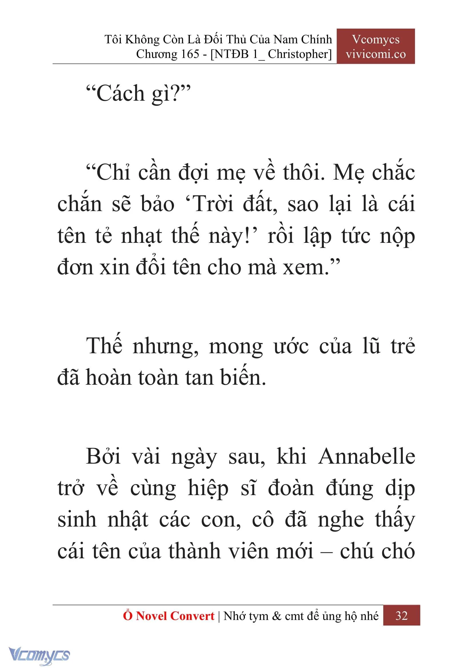 [Novel] Tôi Không Còn Là Đối Thủ Của Nam Chính Chapter  165 - 34