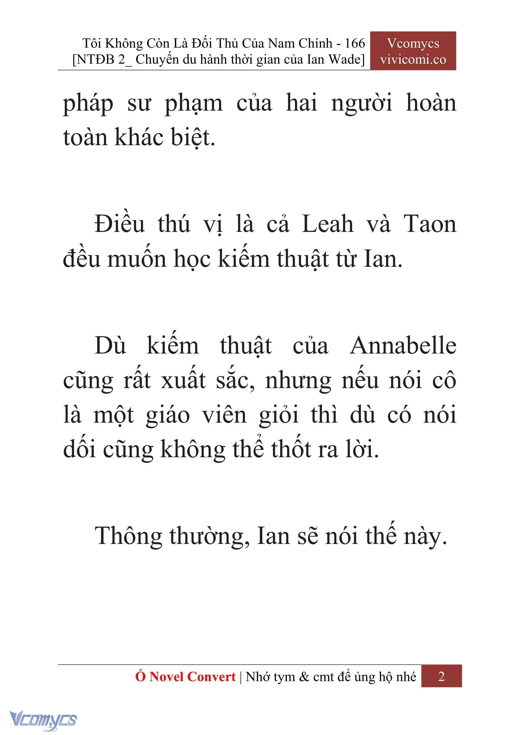 [Novel] Tôi Không Còn Là Đối Thủ Của Nam Chính Chapter  166 - 4