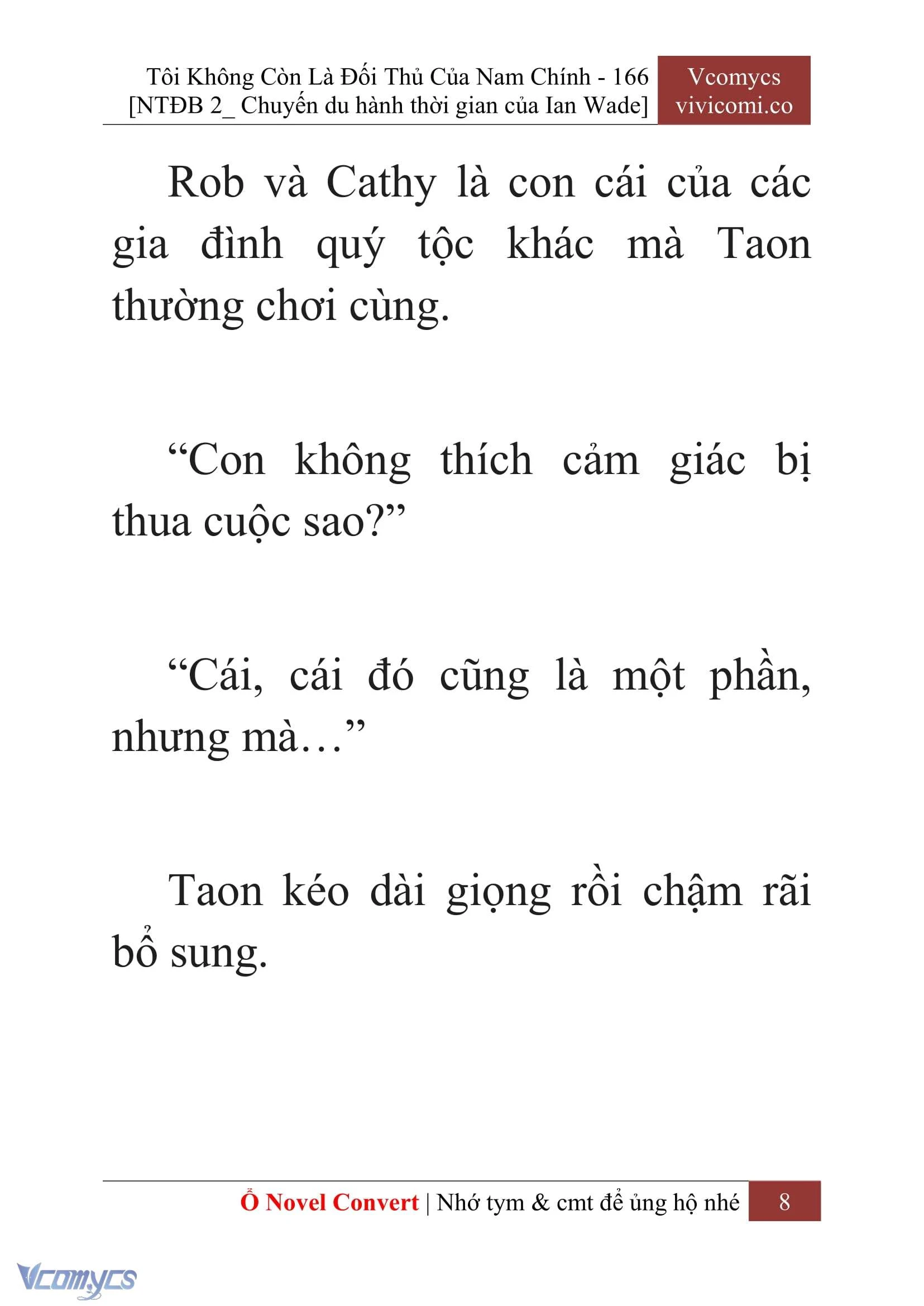 [Novel] Tôi Không Còn Là Đối Thủ Của Nam Chính Chapter  166 - 10