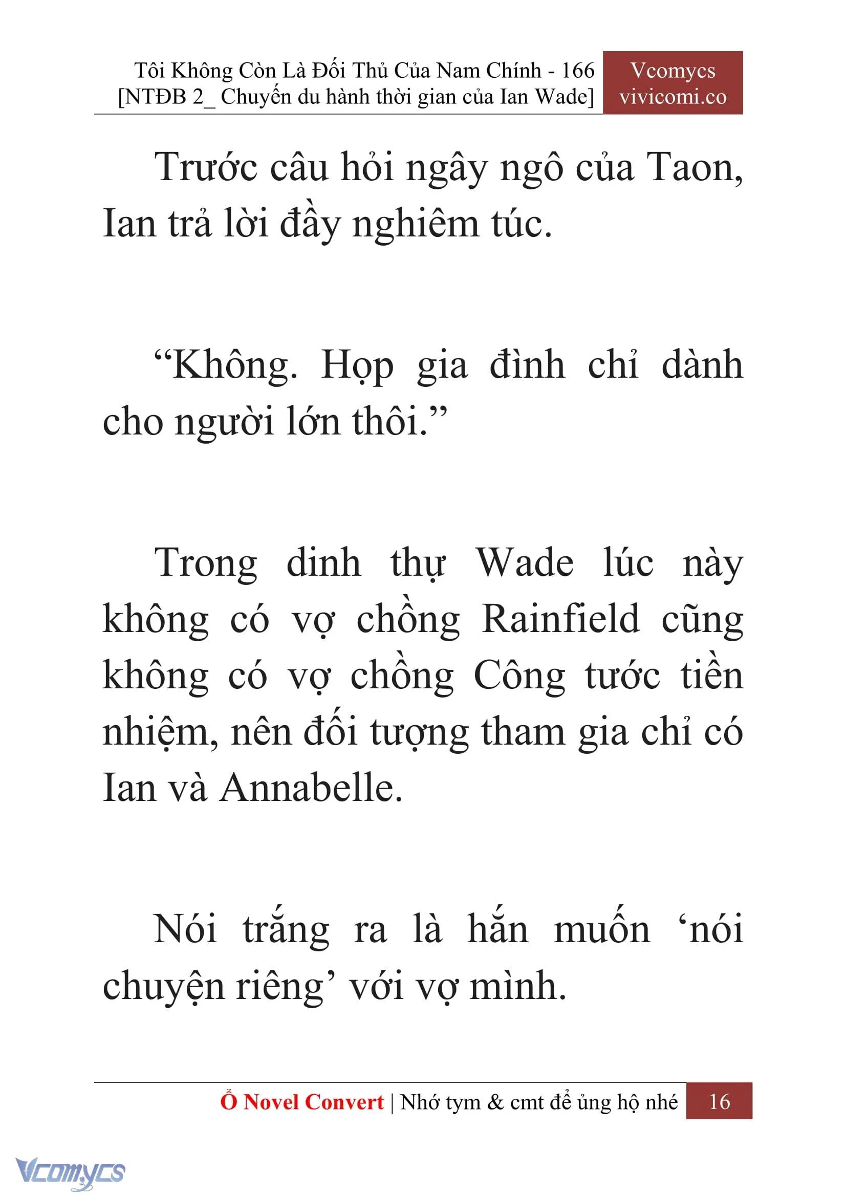 [Novel] Tôi Không Còn Là Đối Thủ Của Nam Chính Chapter  166 - 18