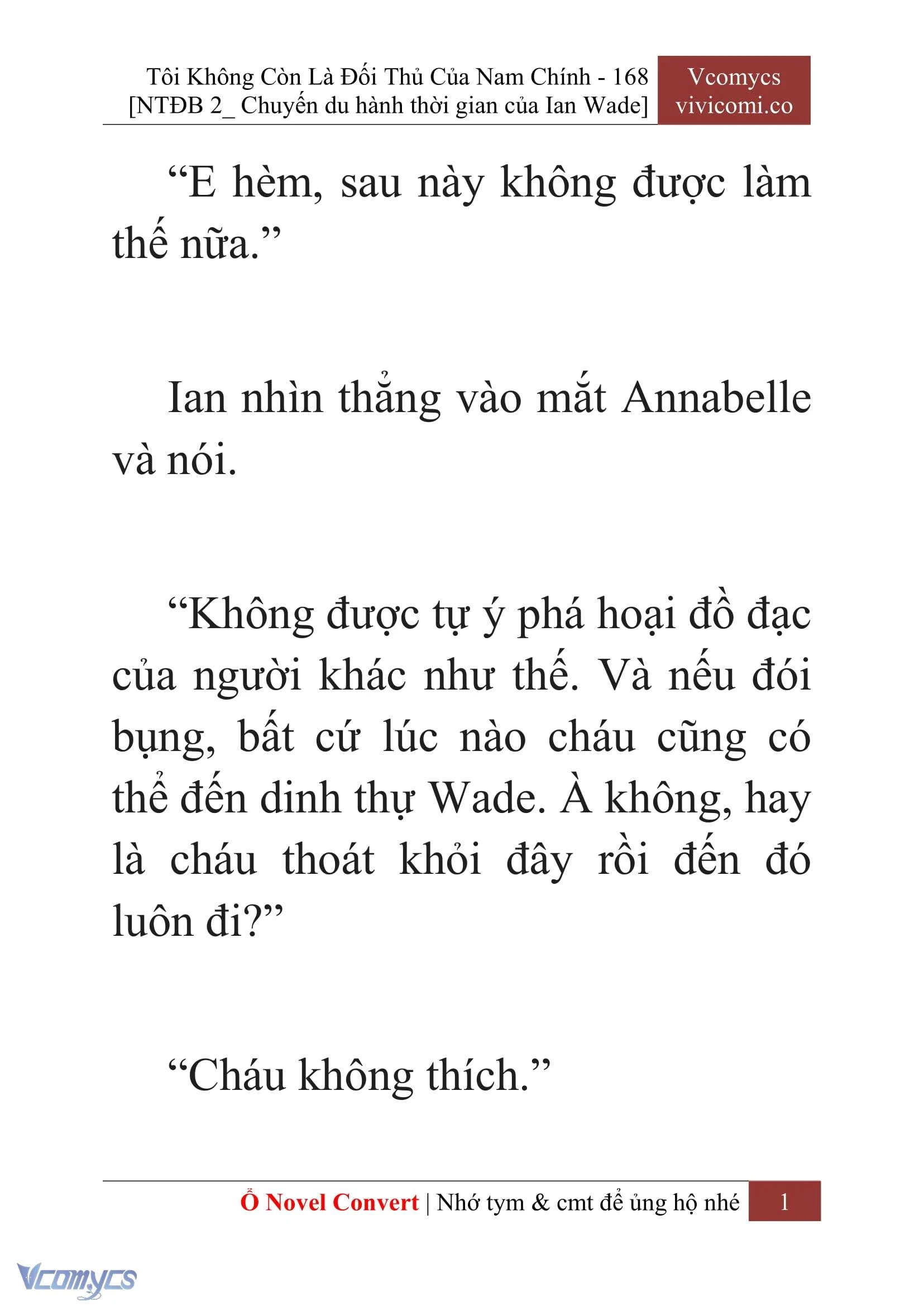 [Novel] Tôi Không Còn Là Đối Thủ Của Nam Chính Chapter  168 - 3