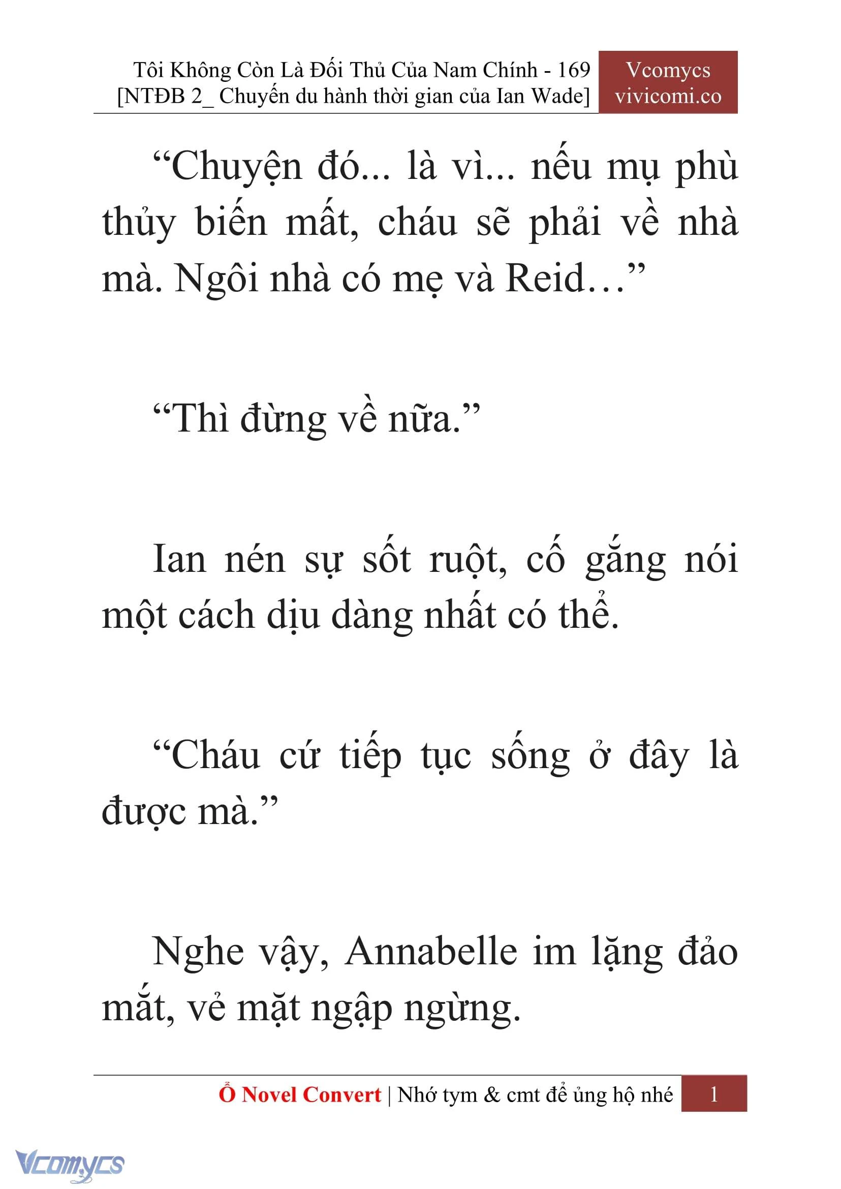 [Novel] Tôi Không Còn Là Đối Thủ Của Nam Chính Chapter  169 - 3