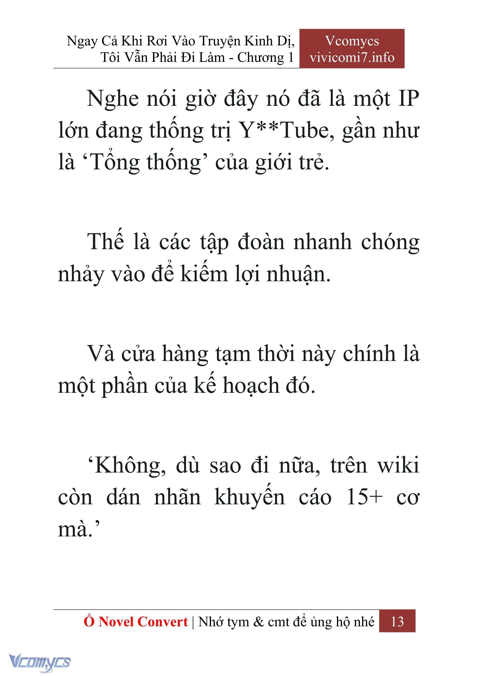 [Novel] Ngay Cả Khi Rơi Vào Truyện Kinh Dị, Tôi Vẫn Phải Đi Làm Chapter  1 - 15