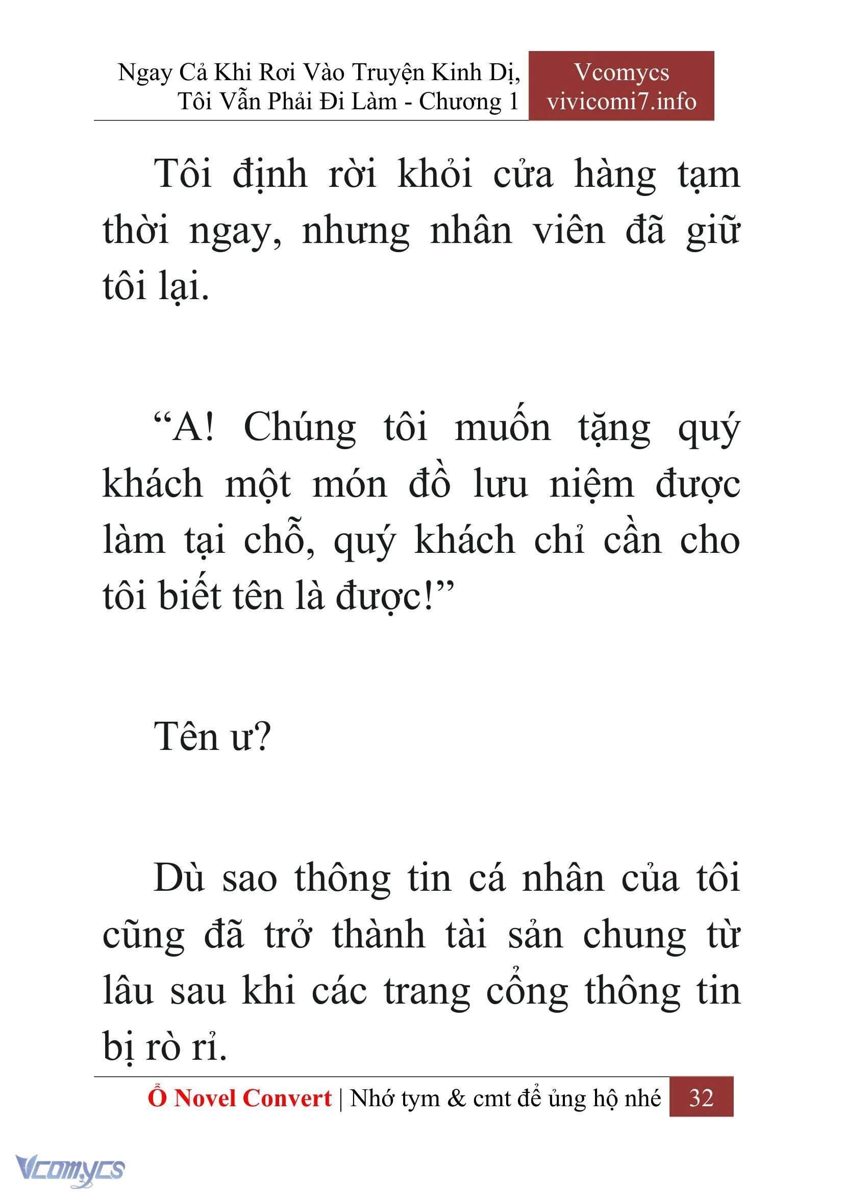 [Novel] Ngay Cả Khi Rơi Vào Truyện Kinh Dị, Tôi Vẫn Phải Đi Làm Chapter  1 - 34