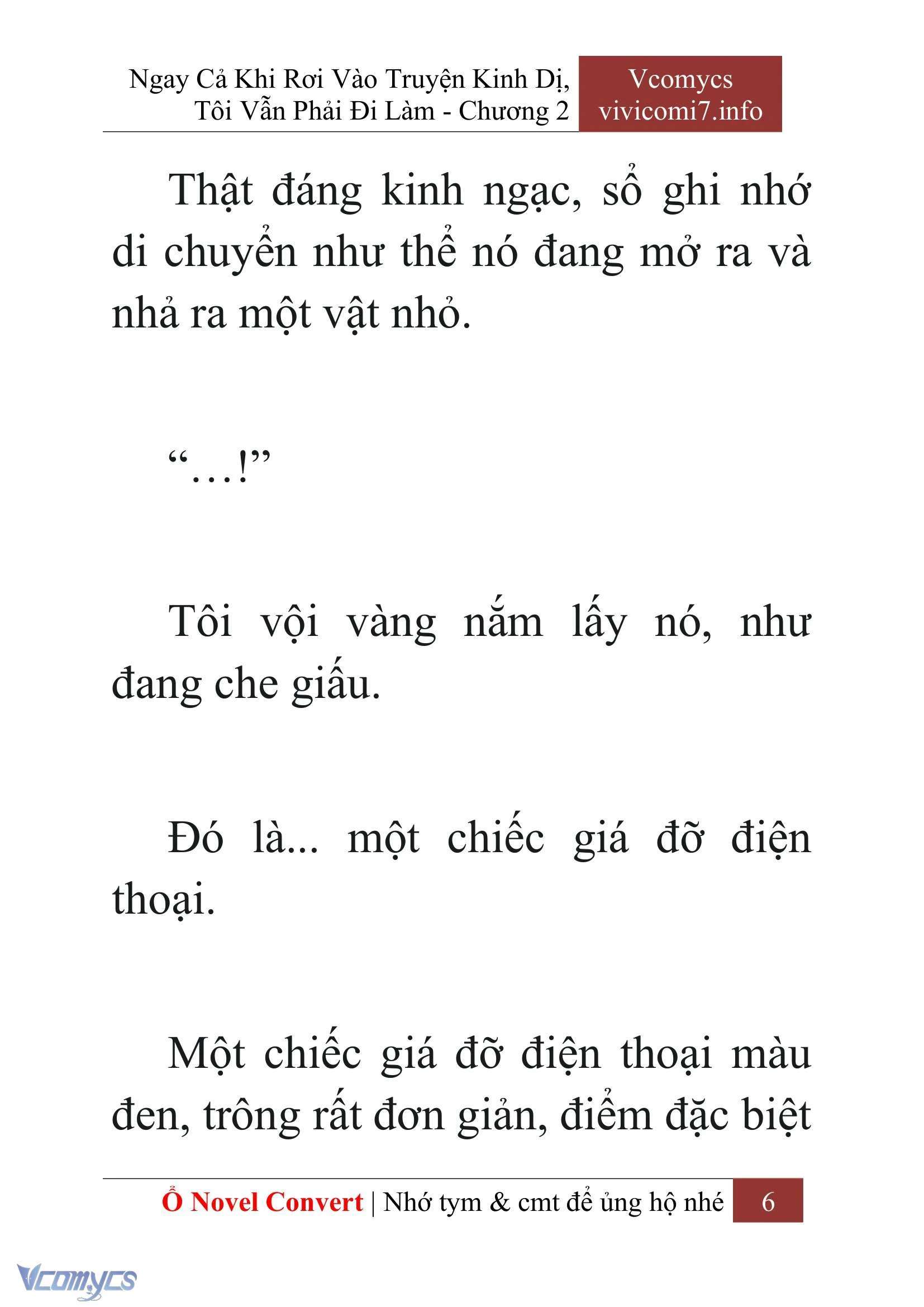 [Novel] Ngay Cả Khi Rơi Vào Truyện Kinh Dị, Tôi Vẫn Phải Đi Làm Chapter  2 - 8