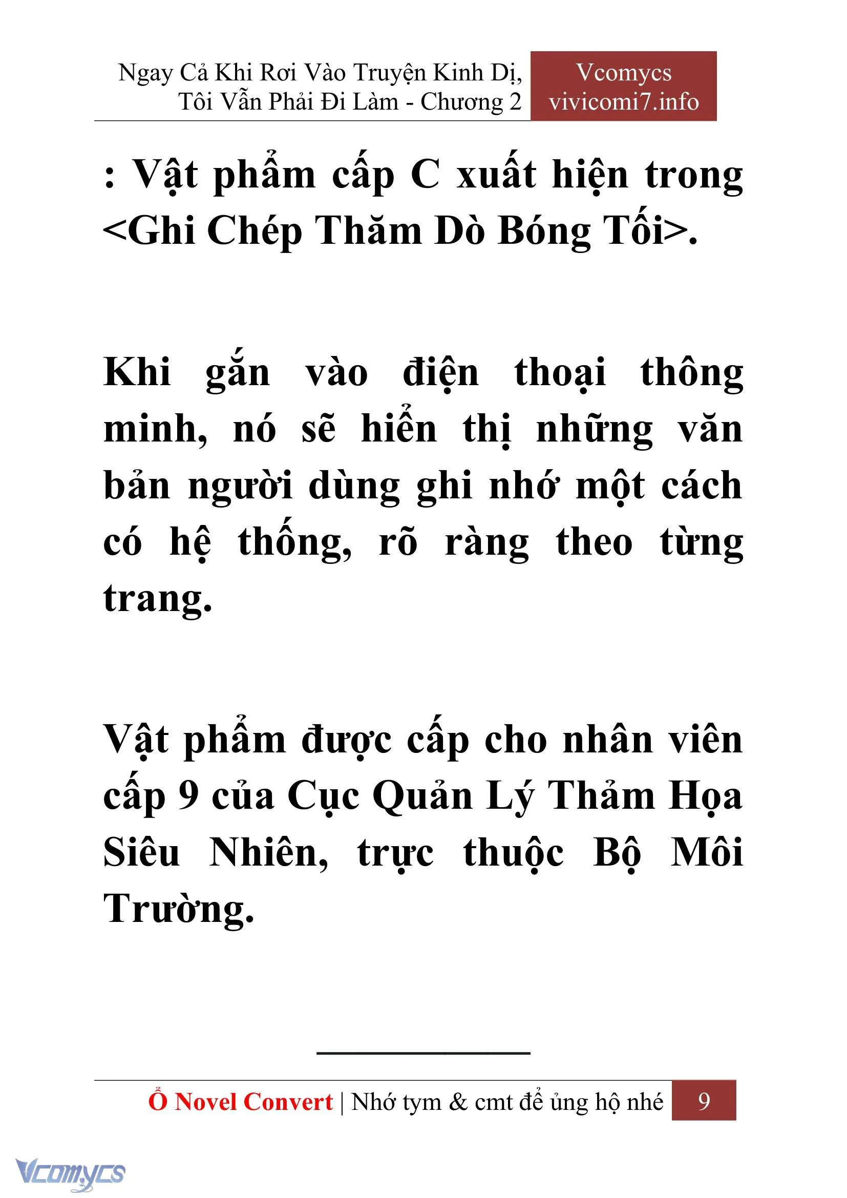 [Novel] Ngay Cả Khi Rơi Vào Truyện Kinh Dị, Tôi Vẫn Phải Đi Làm Chapter  2 - 11