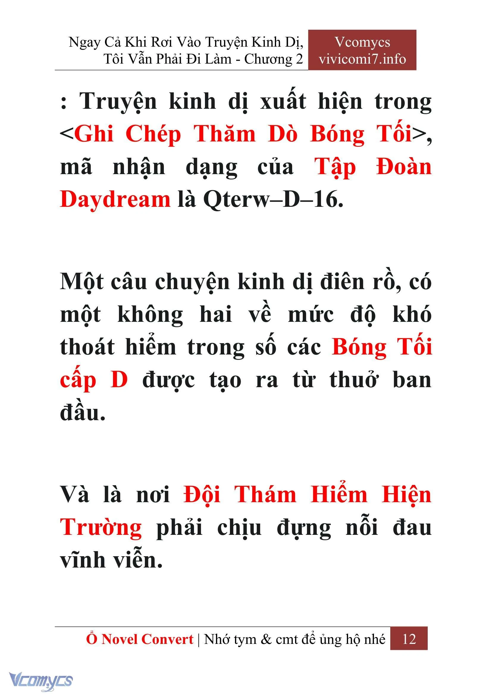 [Novel] Ngay Cả Khi Rơi Vào Truyện Kinh Dị, Tôi Vẫn Phải Đi Làm Chapter  2 - 14