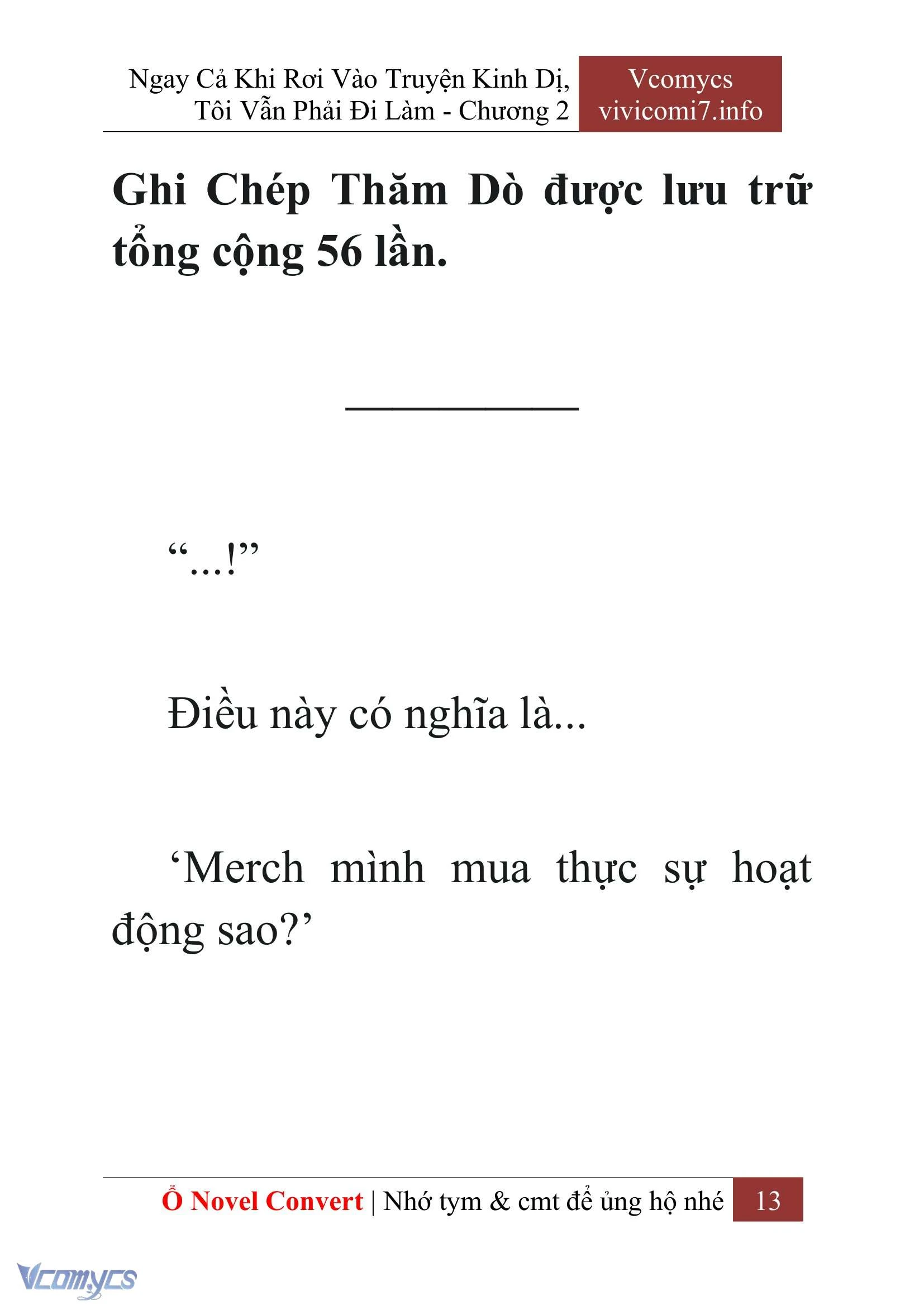 [Novel] Ngay Cả Khi Rơi Vào Truyện Kinh Dị, Tôi Vẫn Phải Đi Làm Chapter  2 - 15