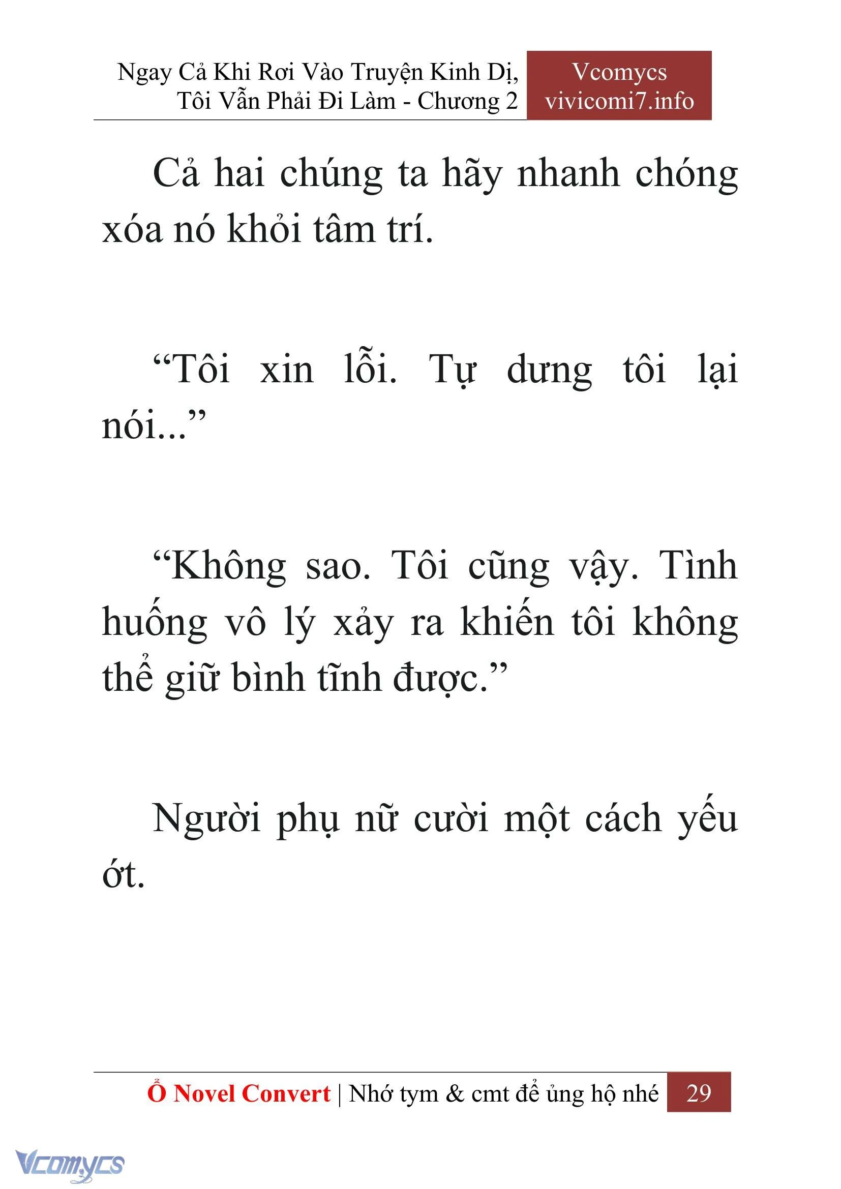 [Novel] Ngay Cả Khi Rơi Vào Truyện Kinh Dị, Tôi Vẫn Phải Đi Làm Chapter  2 - 31