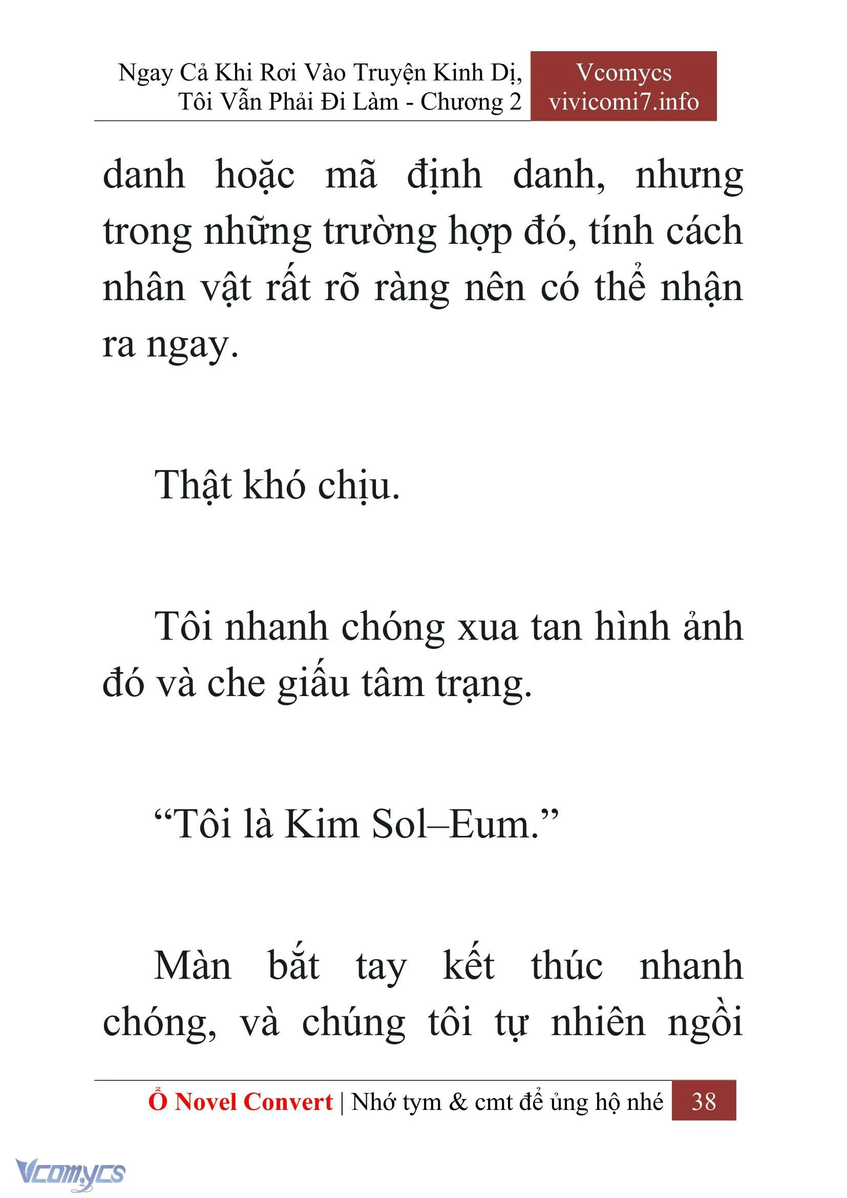 [Novel] Ngay Cả Khi Rơi Vào Truyện Kinh Dị, Tôi Vẫn Phải Đi Làm Chapter  2 - 40