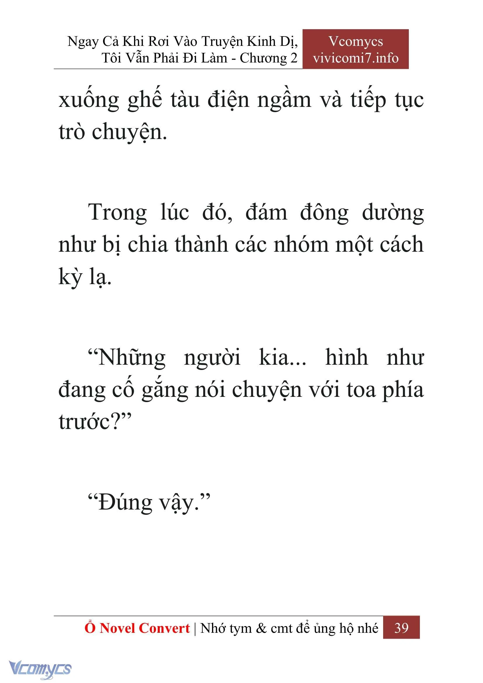 [Novel] Ngay Cả Khi Rơi Vào Truyện Kinh Dị, Tôi Vẫn Phải Đi Làm Chapter  2 - 41
