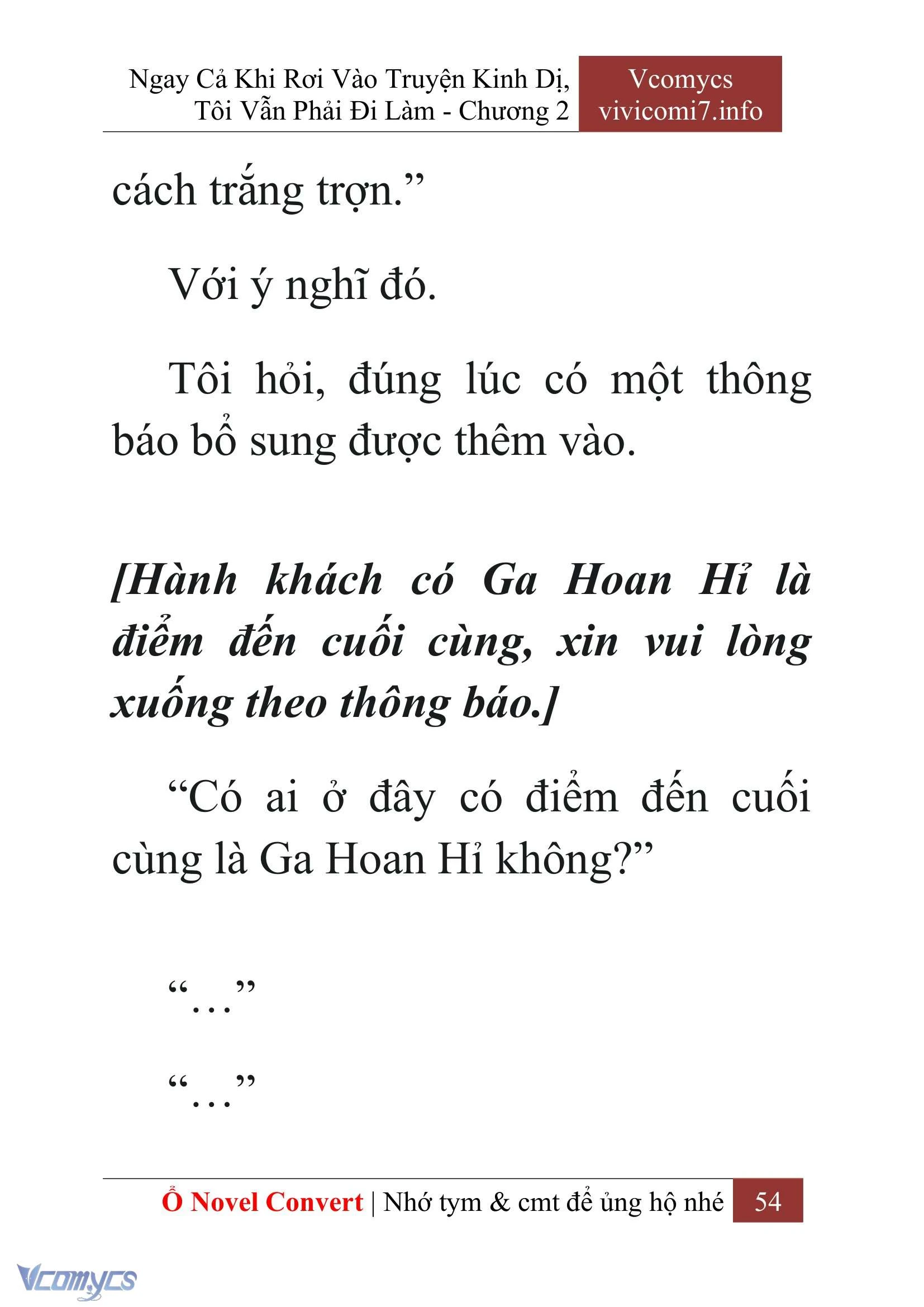 [Novel] Ngay Cả Khi Rơi Vào Truyện Kinh Dị, Tôi Vẫn Phải Đi Làm Chapter  2 - 56