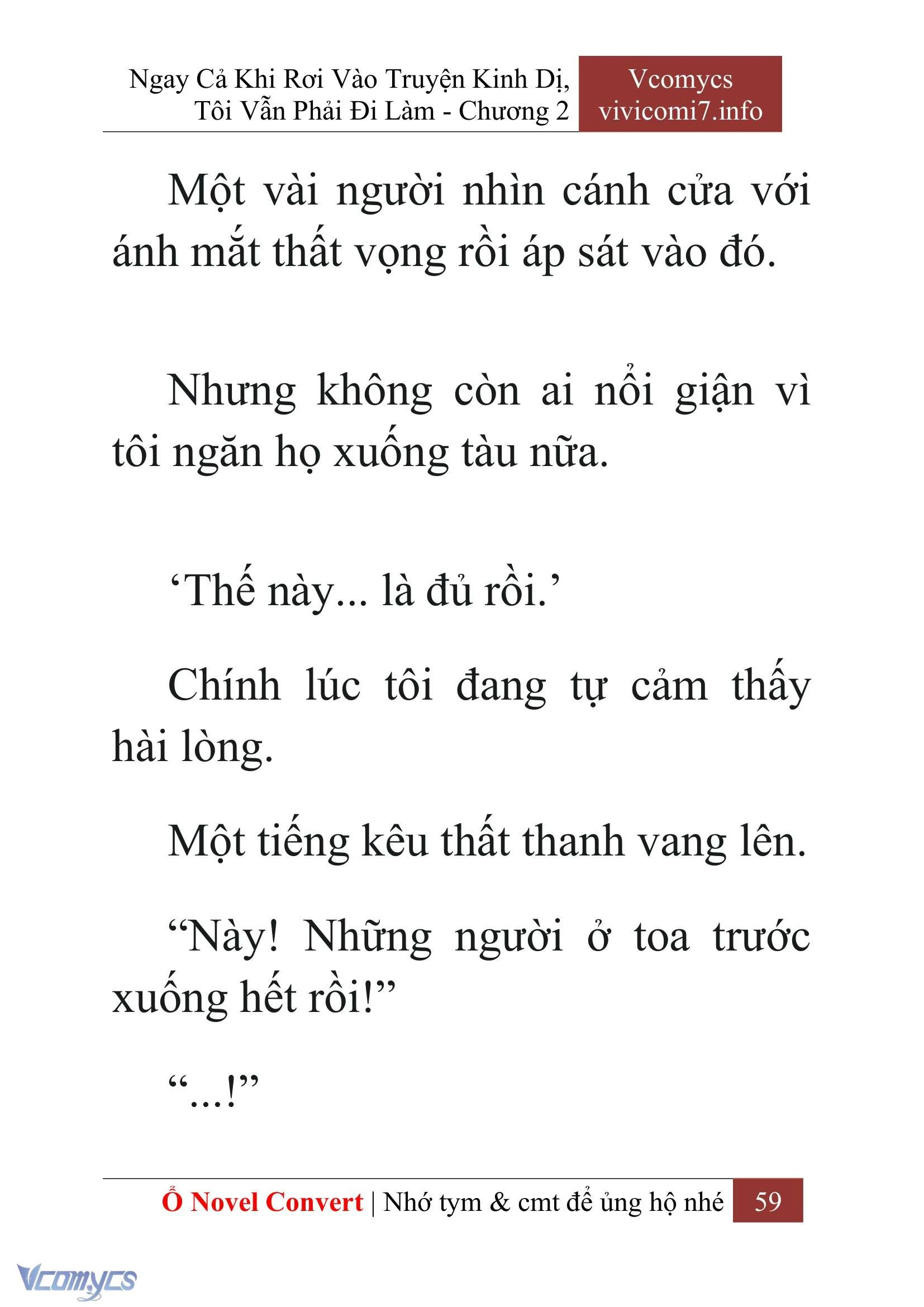 [Novel] Ngay Cả Khi Rơi Vào Truyện Kinh Dị, Tôi Vẫn Phải Đi Làm Chapter  2 - 61
