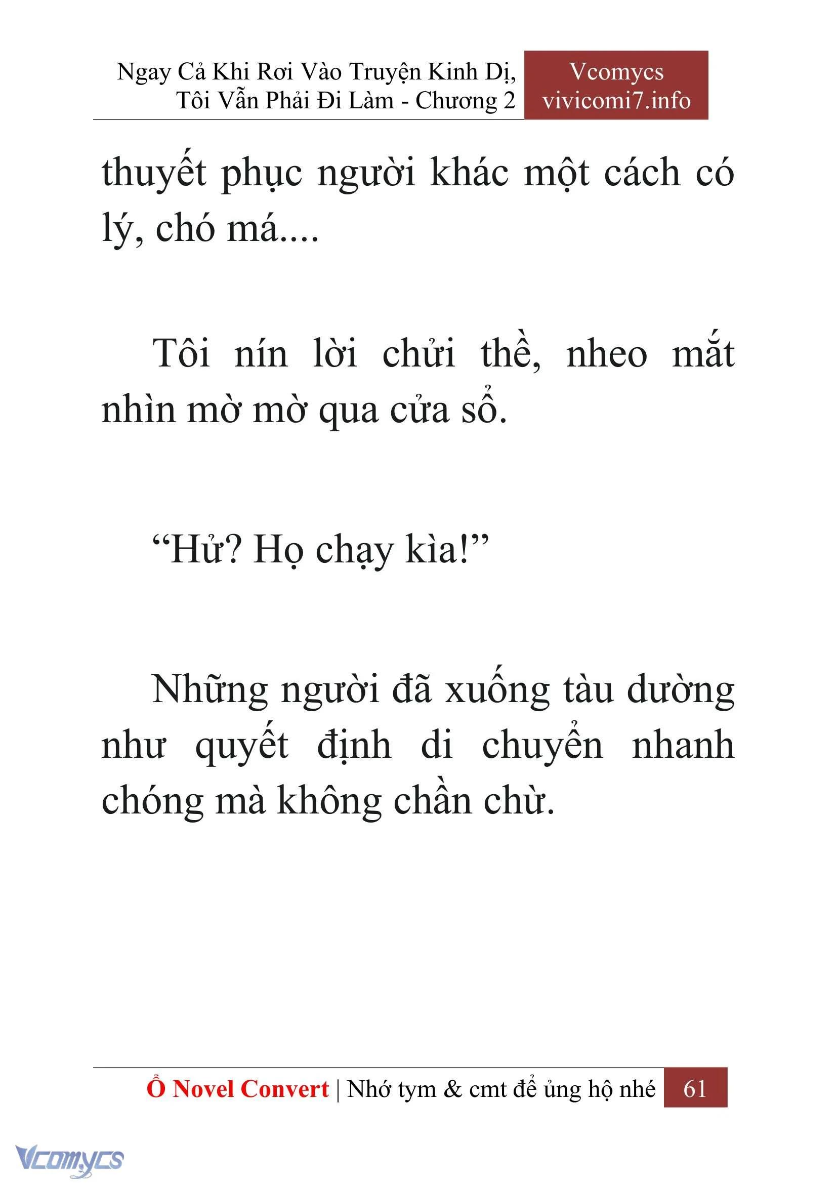[Novel] Ngay Cả Khi Rơi Vào Truyện Kinh Dị, Tôi Vẫn Phải Đi Làm Chapter  2 - 63