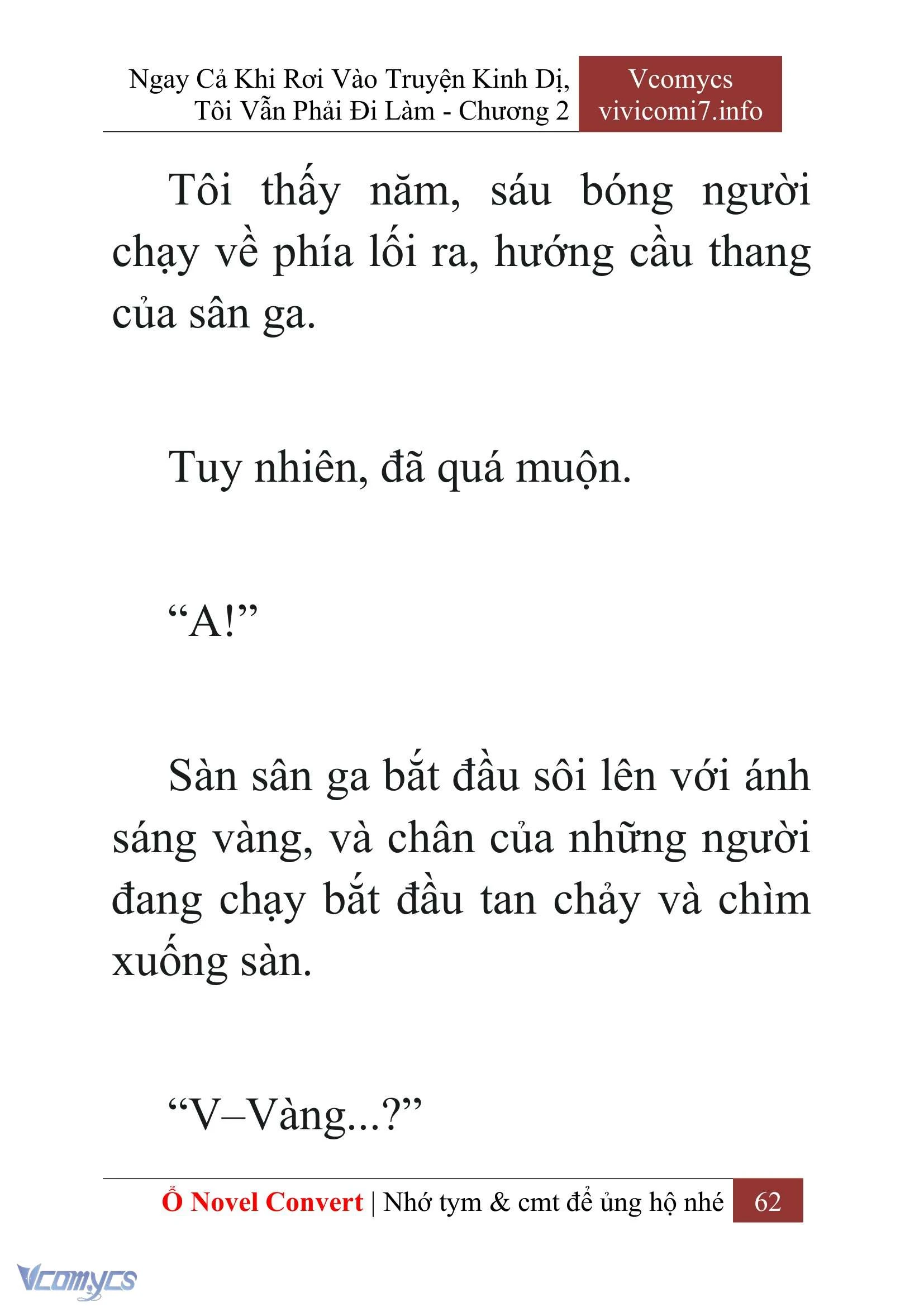 [Novel] Ngay Cả Khi Rơi Vào Truyện Kinh Dị, Tôi Vẫn Phải Đi Làm Chapter  2 - 64