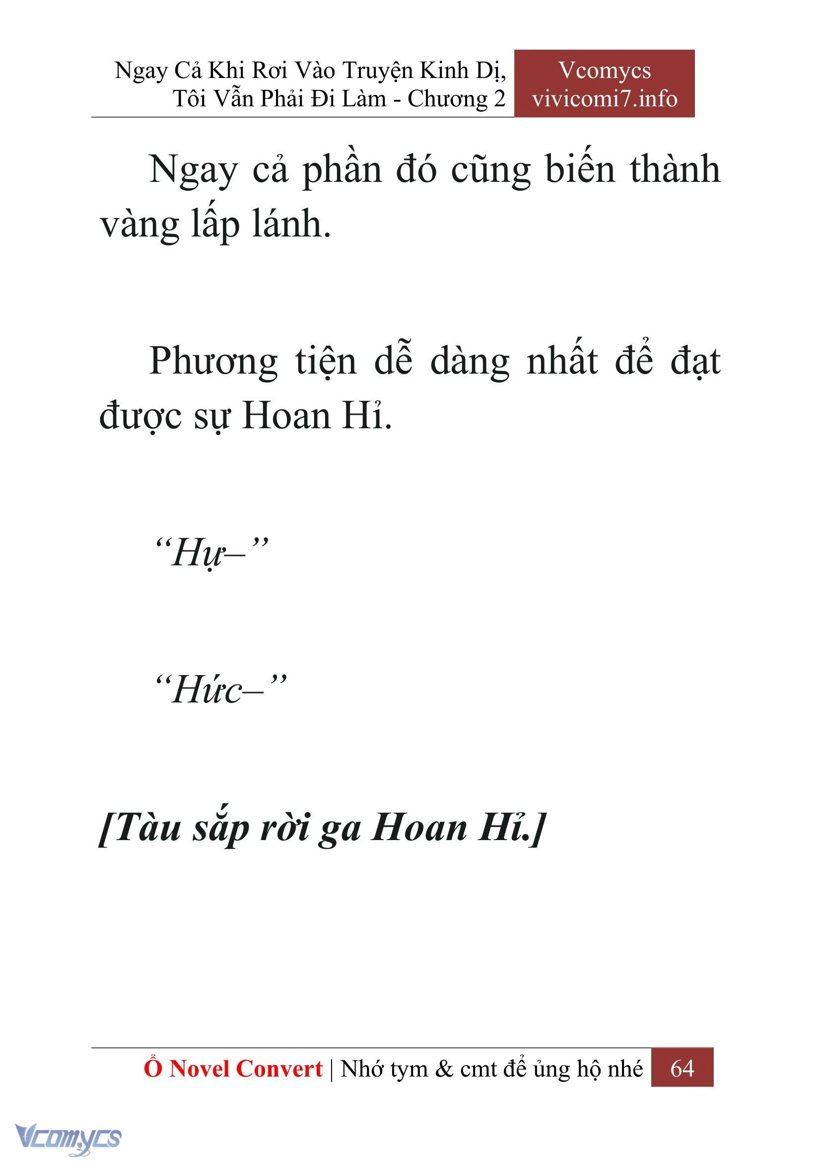 [Novel] Ngay Cả Khi Rơi Vào Truyện Kinh Dị, Tôi Vẫn Phải Đi Làm Chapter  2 - 66