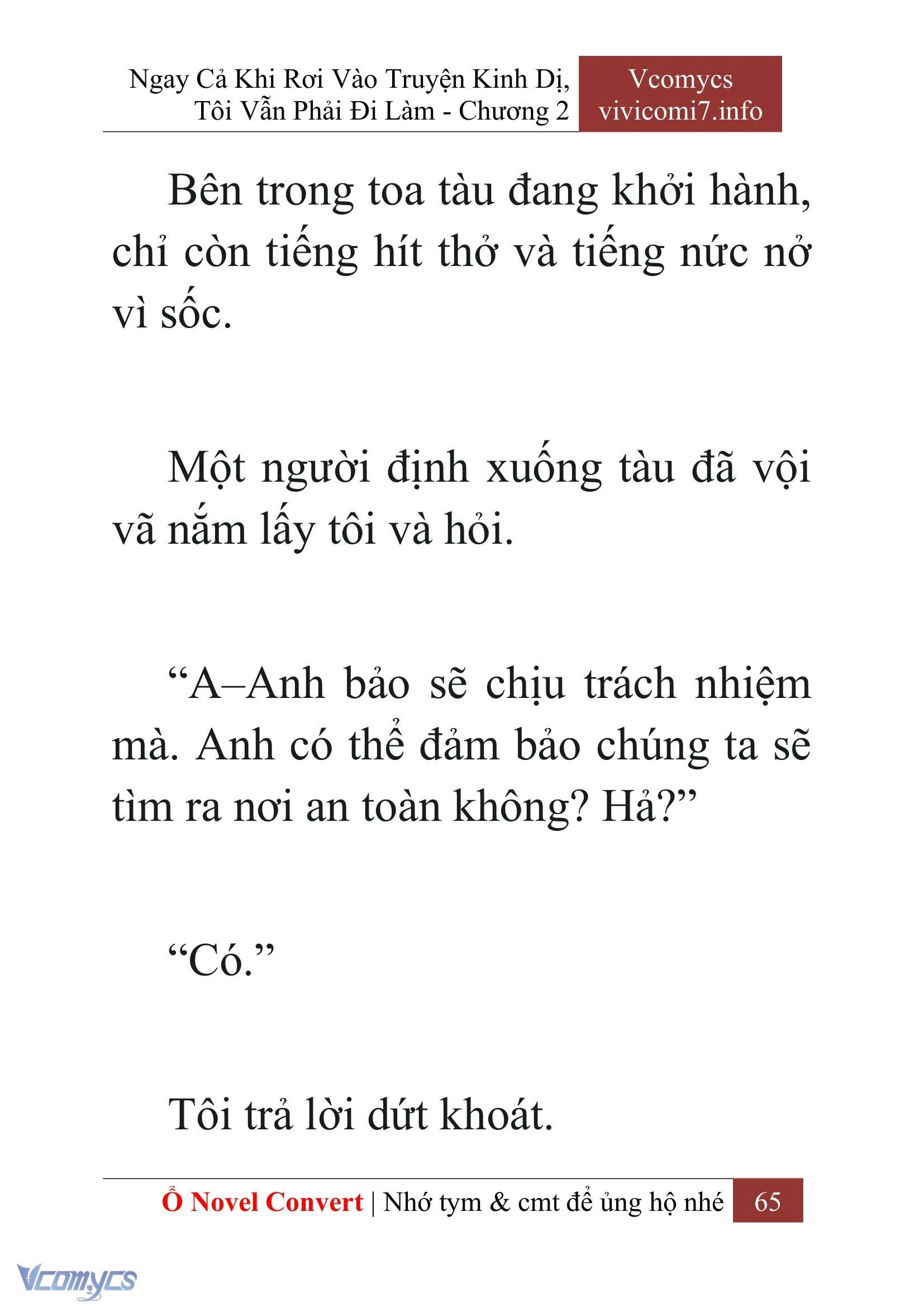 [Novel] Ngay Cả Khi Rơi Vào Truyện Kinh Dị, Tôi Vẫn Phải Đi Làm Chapter  2 - 67