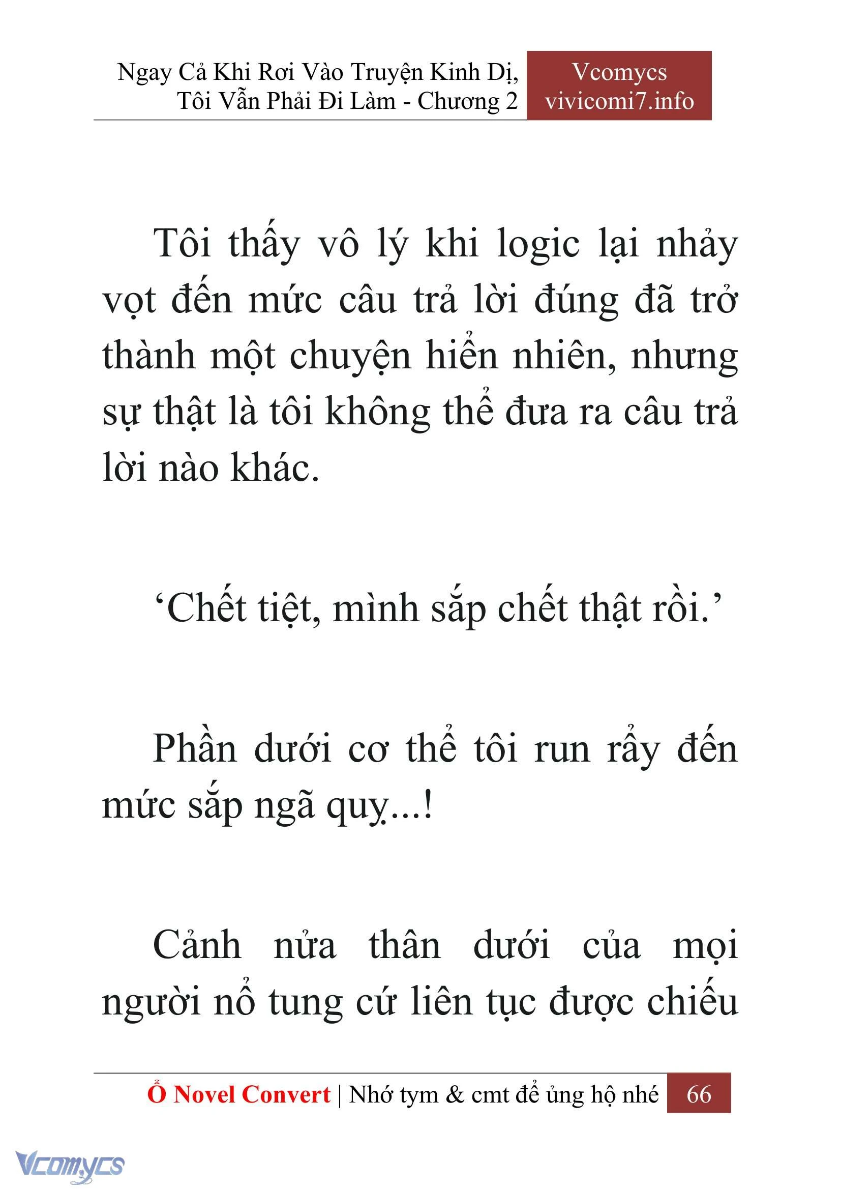 [Novel] Ngay Cả Khi Rơi Vào Truyện Kinh Dị, Tôi Vẫn Phải Đi Làm Chapter  2 - 68
