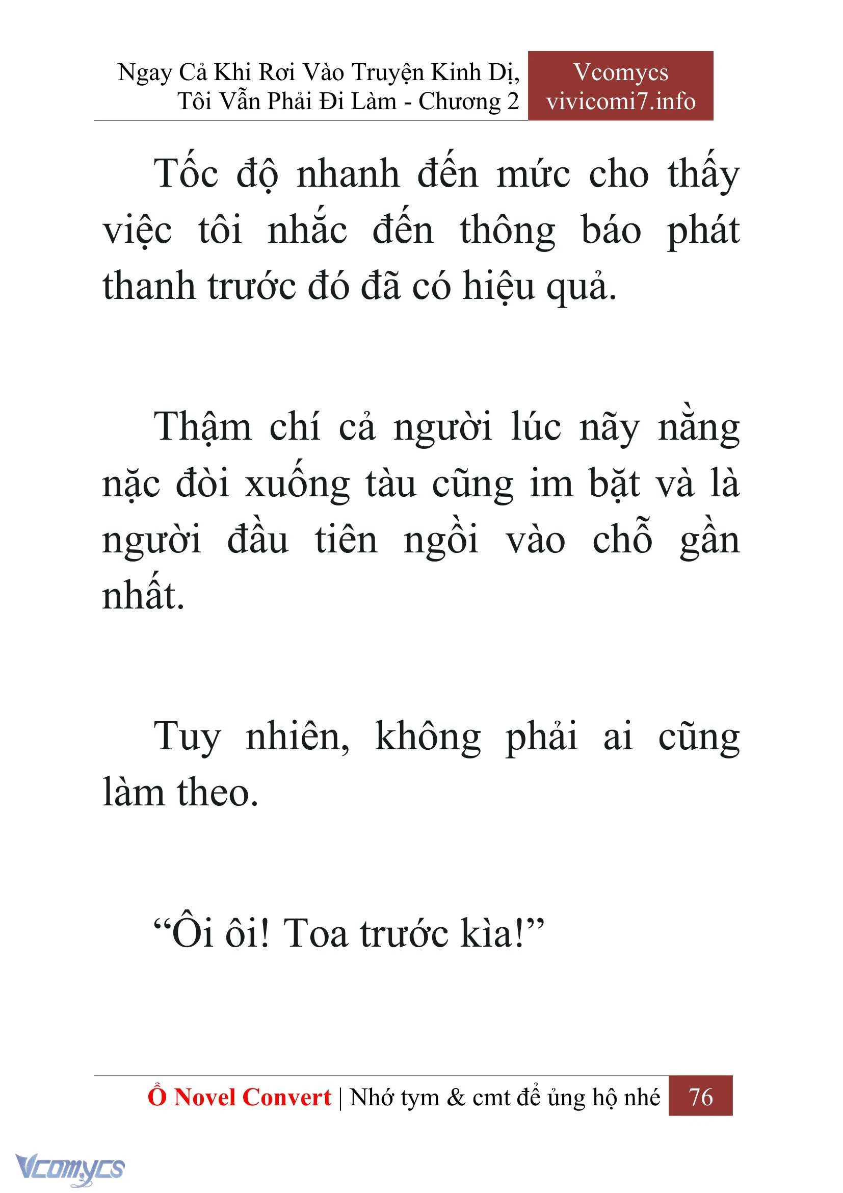 [Novel] Ngay Cả Khi Rơi Vào Truyện Kinh Dị, Tôi Vẫn Phải Đi Làm Chapter  2 - 78