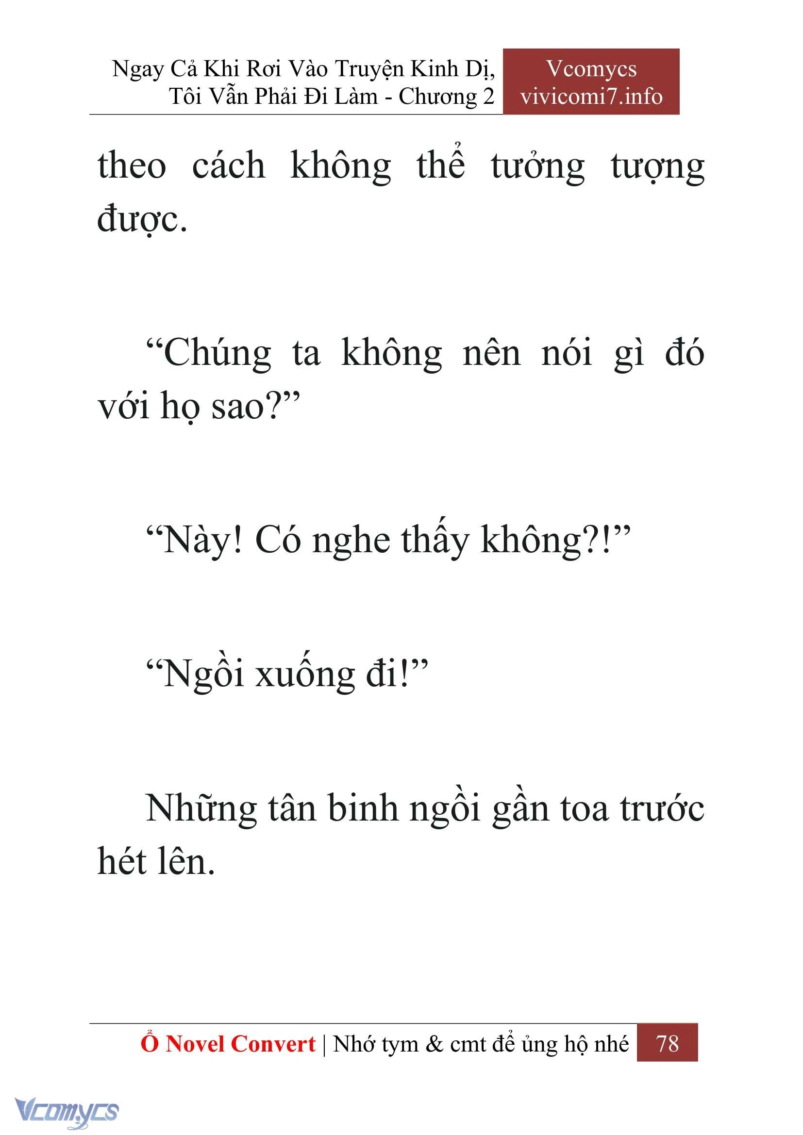 [Novel] Ngay Cả Khi Rơi Vào Truyện Kinh Dị, Tôi Vẫn Phải Đi Làm Chapter  2 - 80