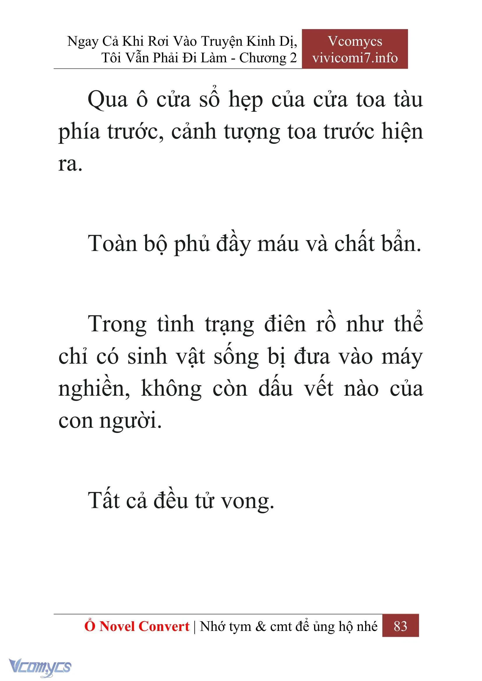 [Novel] Ngay Cả Khi Rơi Vào Truyện Kinh Dị, Tôi Vẫn Phải Đi Làm Chapter  2 - 85
