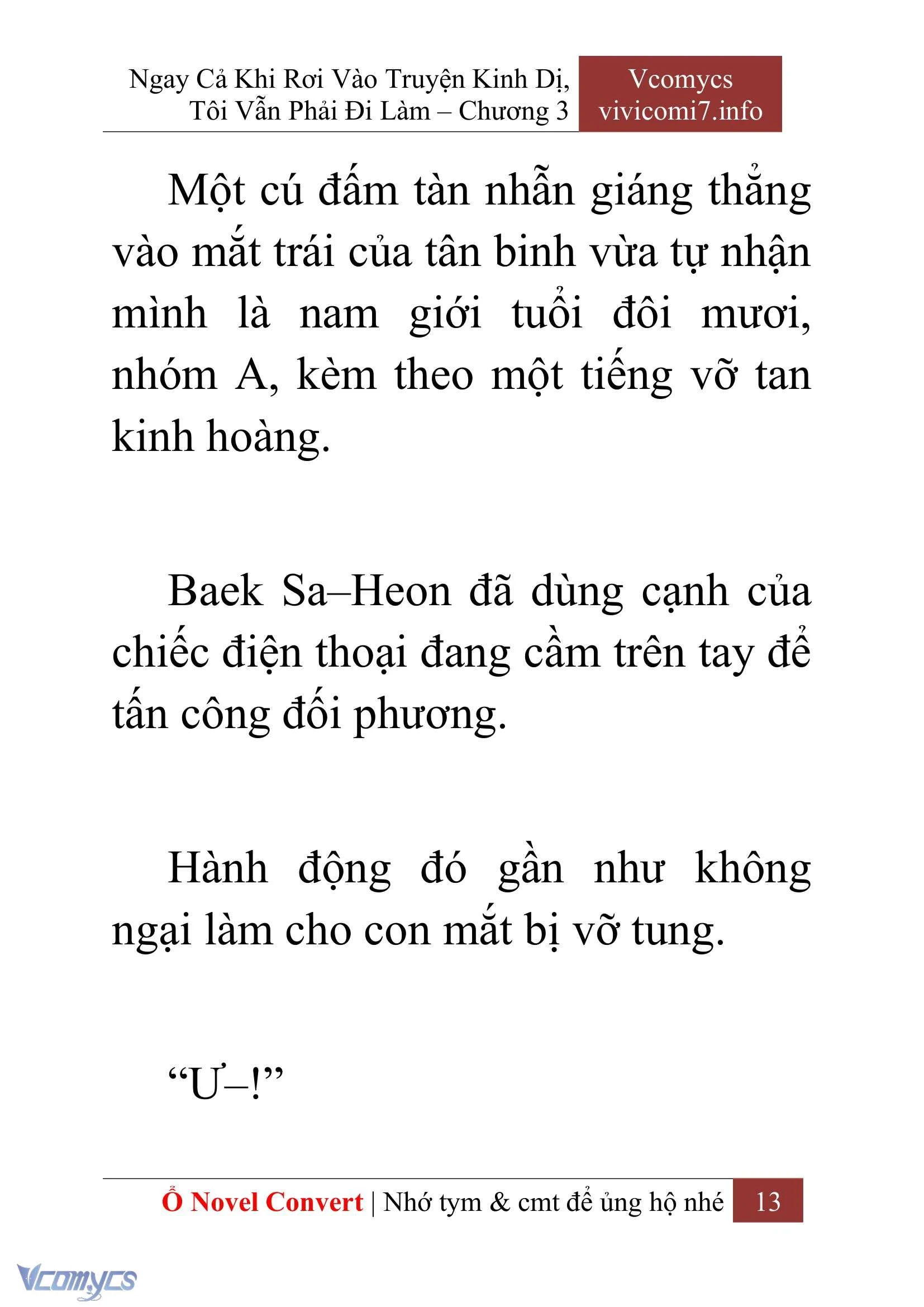[Novel] Ngay Cả Khi Rơi Vào Truyện Kinh Dị, Tôi Vẫn Phải Đi Làm Chapter  3 - 15