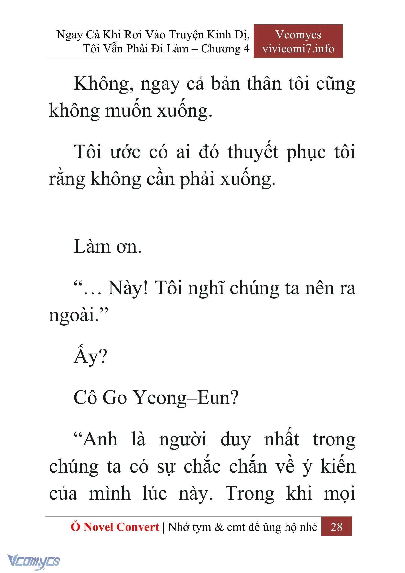 [Novel] Ngay Cả Khi Rơi Vào Truyện Kinh Dị, Tôi Vẫn Phải Đi Làm Chapter  4 - 30