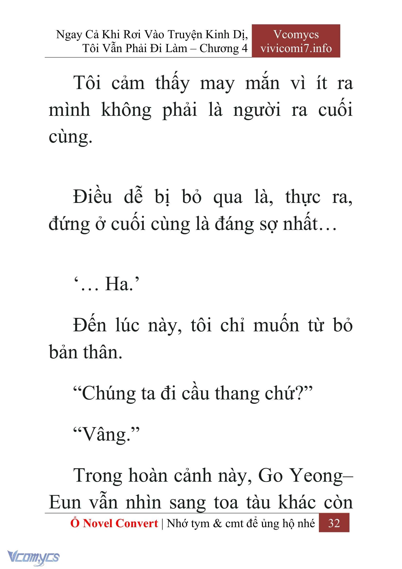 [Novel] Ngay Cả Khi Rơi Vào Truyện Kinh Dị, Tôi Vẫn Phải Đi Làm Chapter  4 - 34