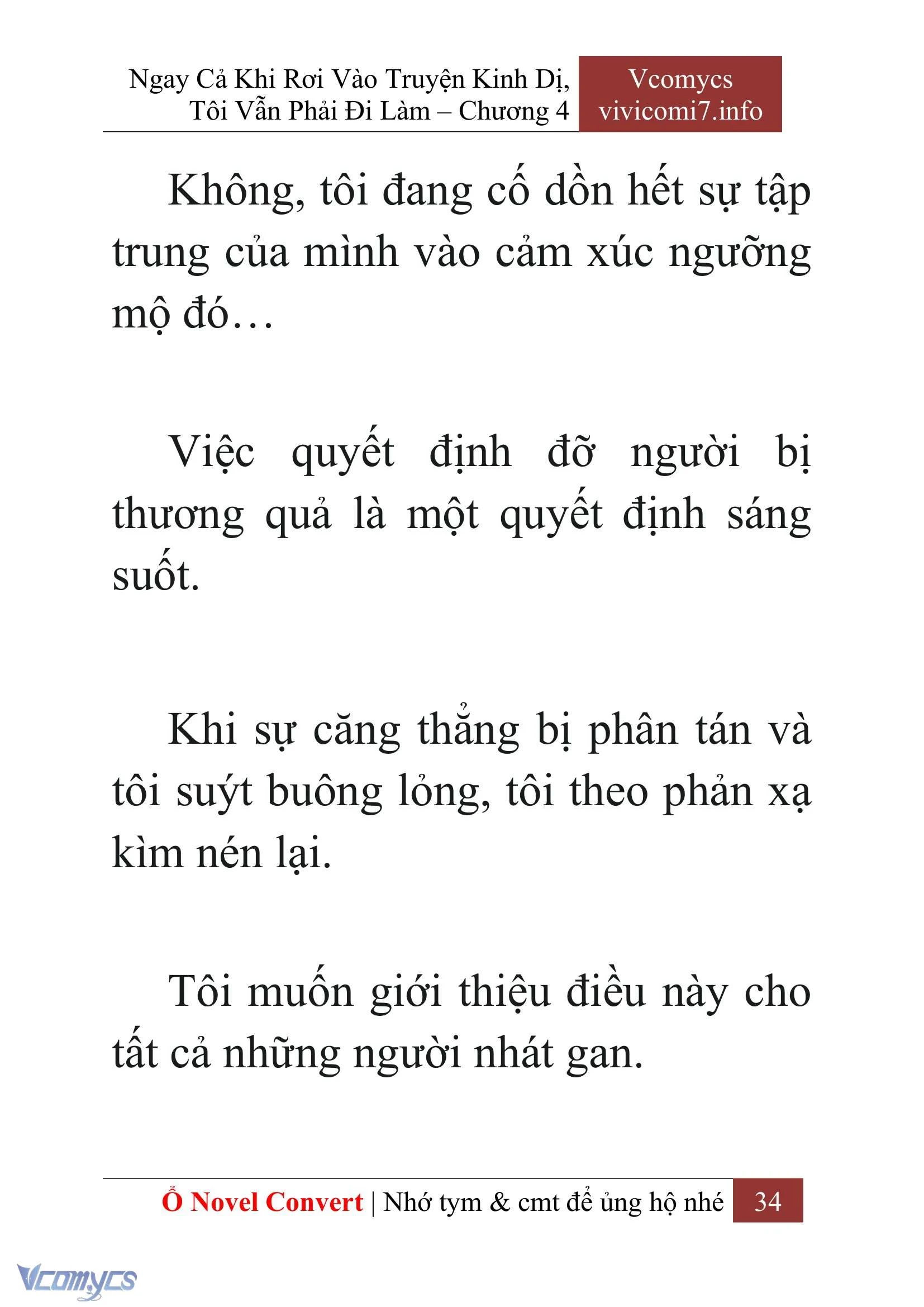 [Novel] Ngay Cả Khi Rơi Vào Truyện Kinh Dị, Tôi Vẫn Phải Đi Làm Chapter  4 - 36