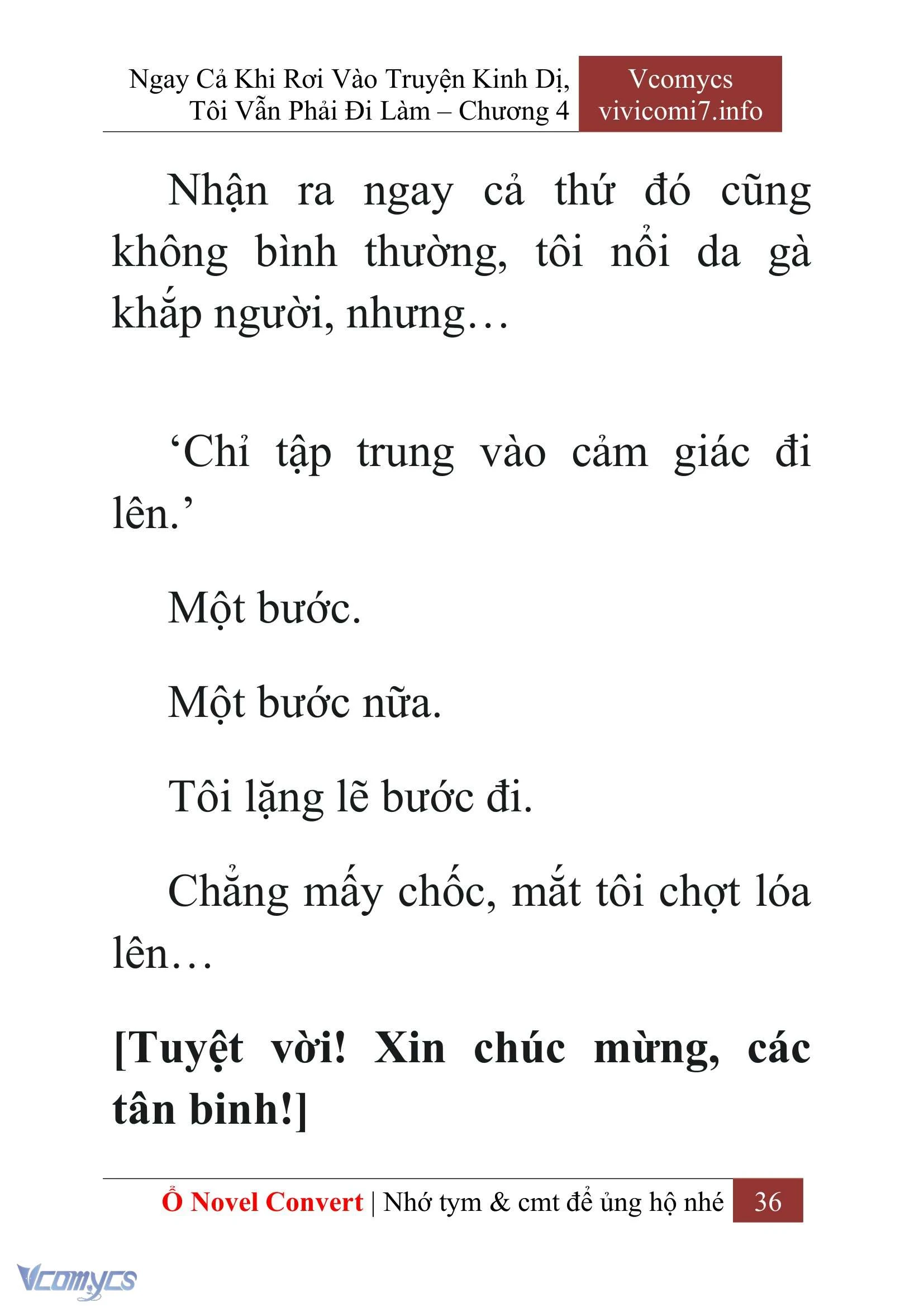 [Novel] Ngay Cả Khi Rơi Vào Truyện Kinh Dị, Tôi Vẫn Phải Đi Làm Chapter  4 - 38
